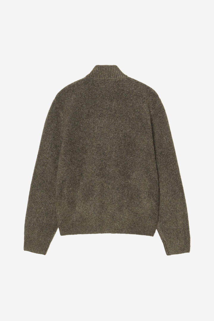 Curtis Sweater Jacket Tangled Shungite achterkant