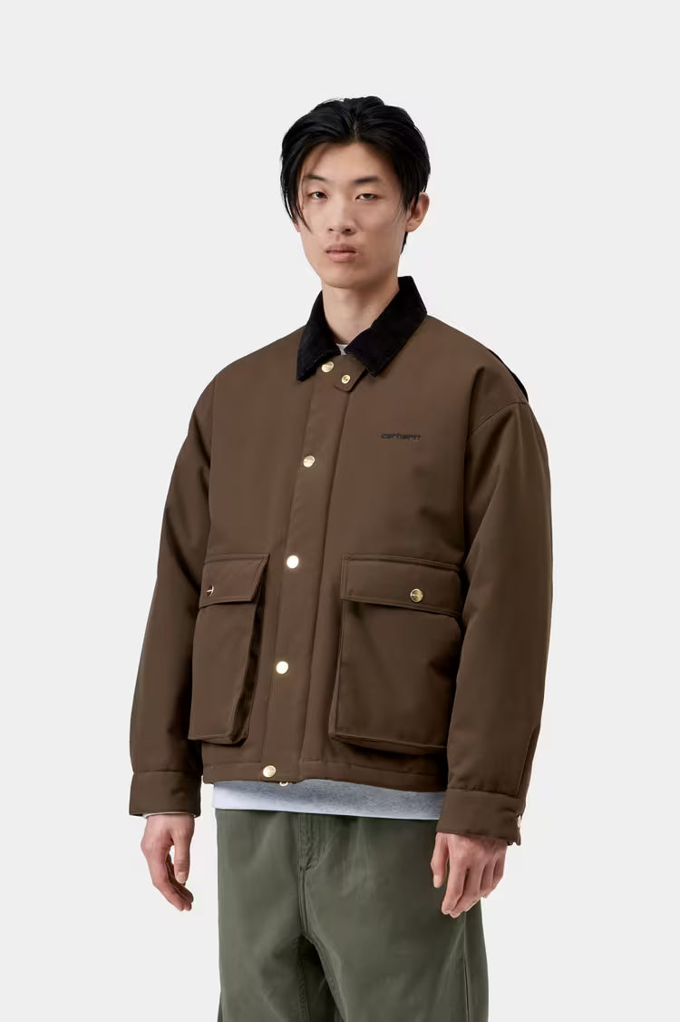 CARHARTT WIP Quentin Jacket Tobacco Black