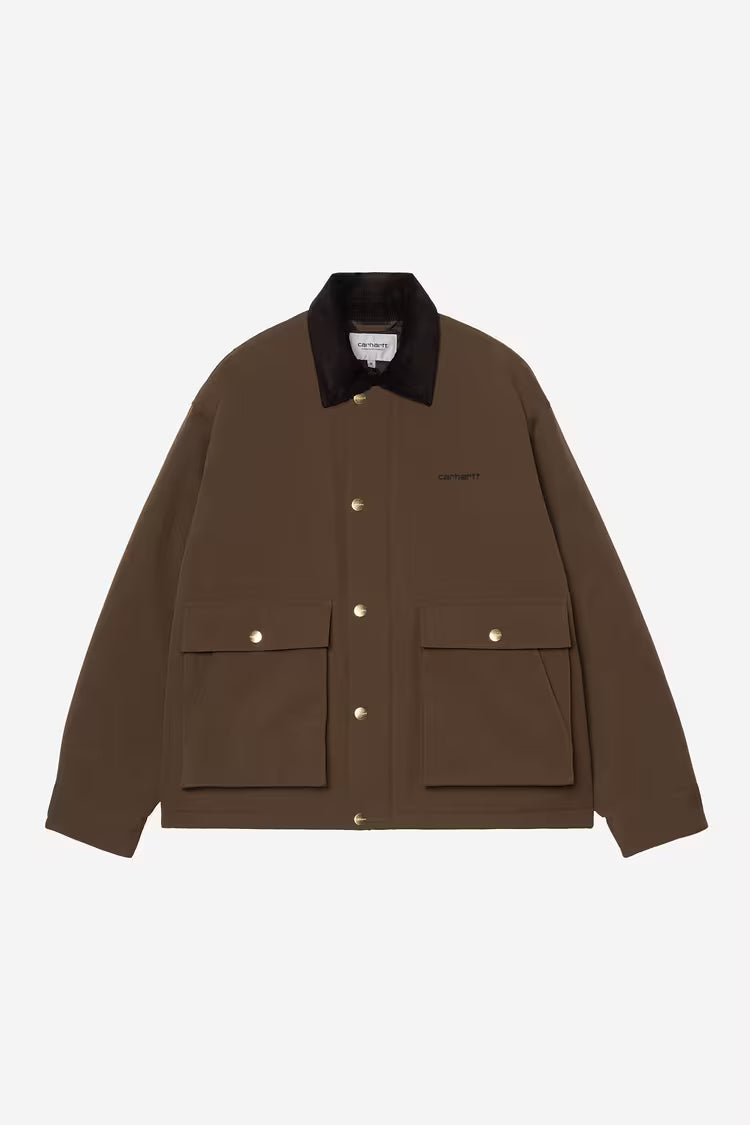 CARHARTT WIP Quentin Jacket Tobacco Black