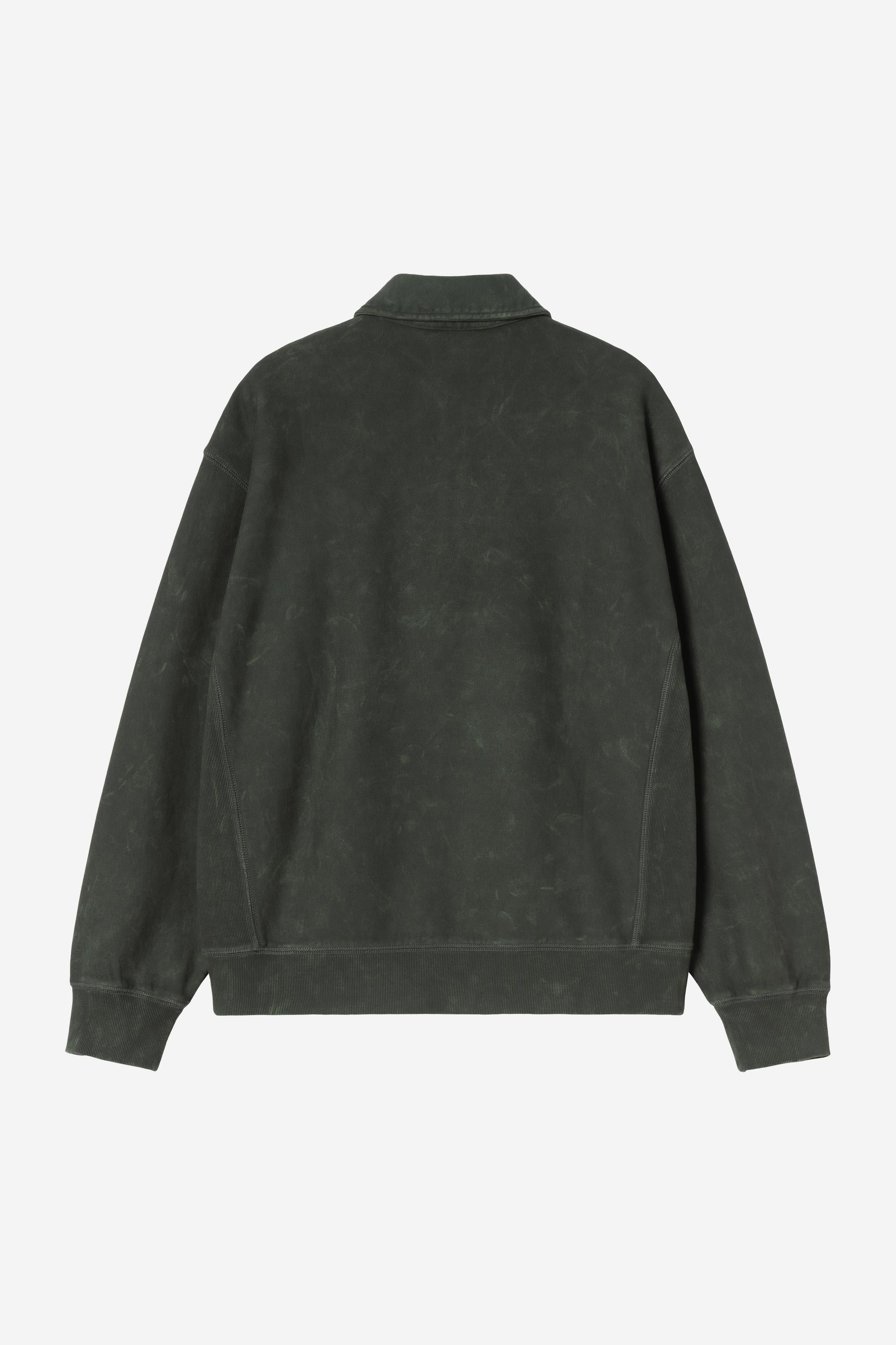 Lambert Polo Sweatshirt Raven Moon Wash achterkant