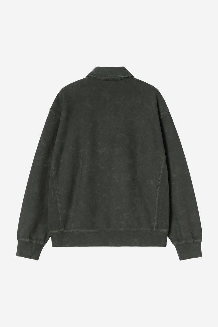 Lambert Polo Sweatshirt Raven Moon Wash achterkant