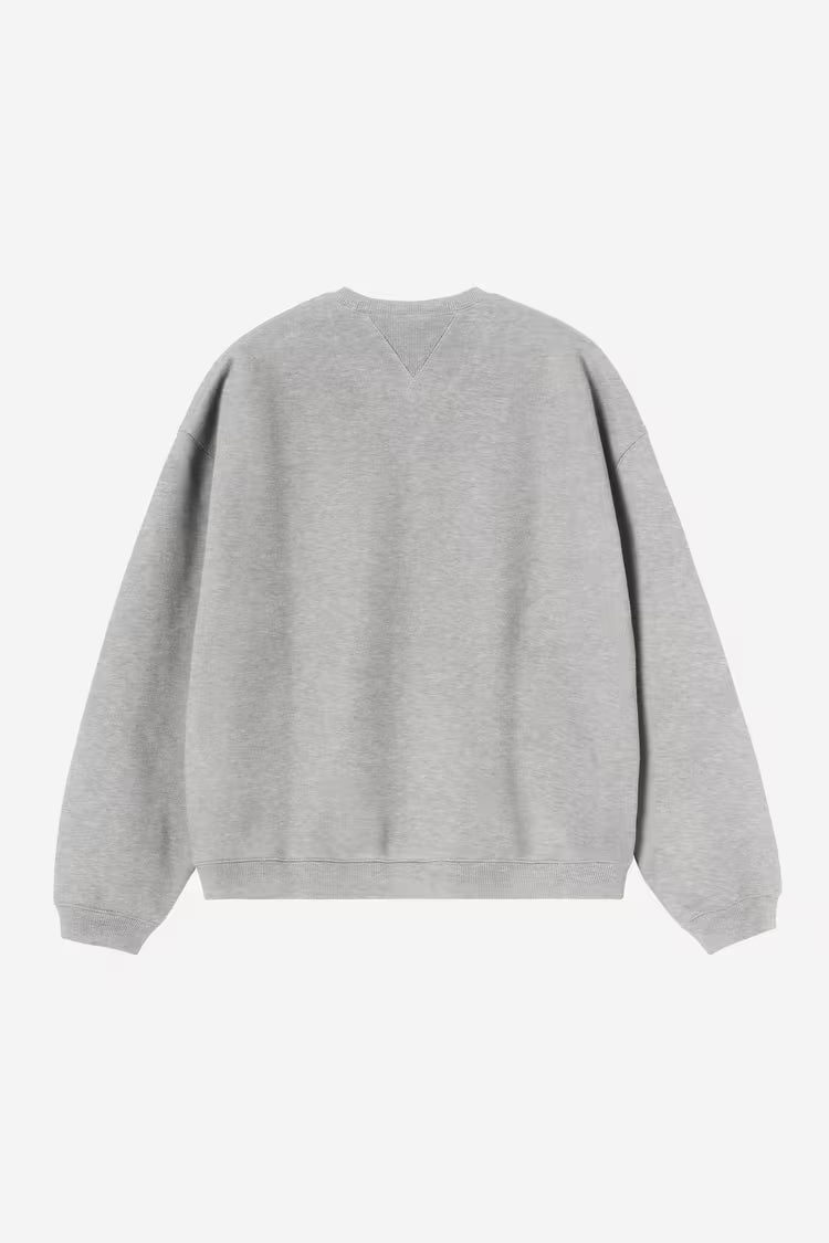 CARHARTT WIP Ebbert Sweat Grey Heather / White