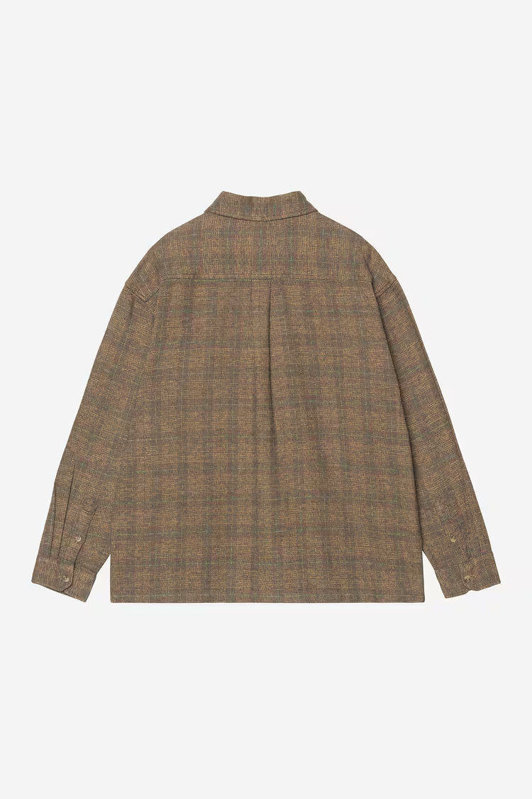 CARHARTT WIP L/S Bagley Shirt Hamilton Brown