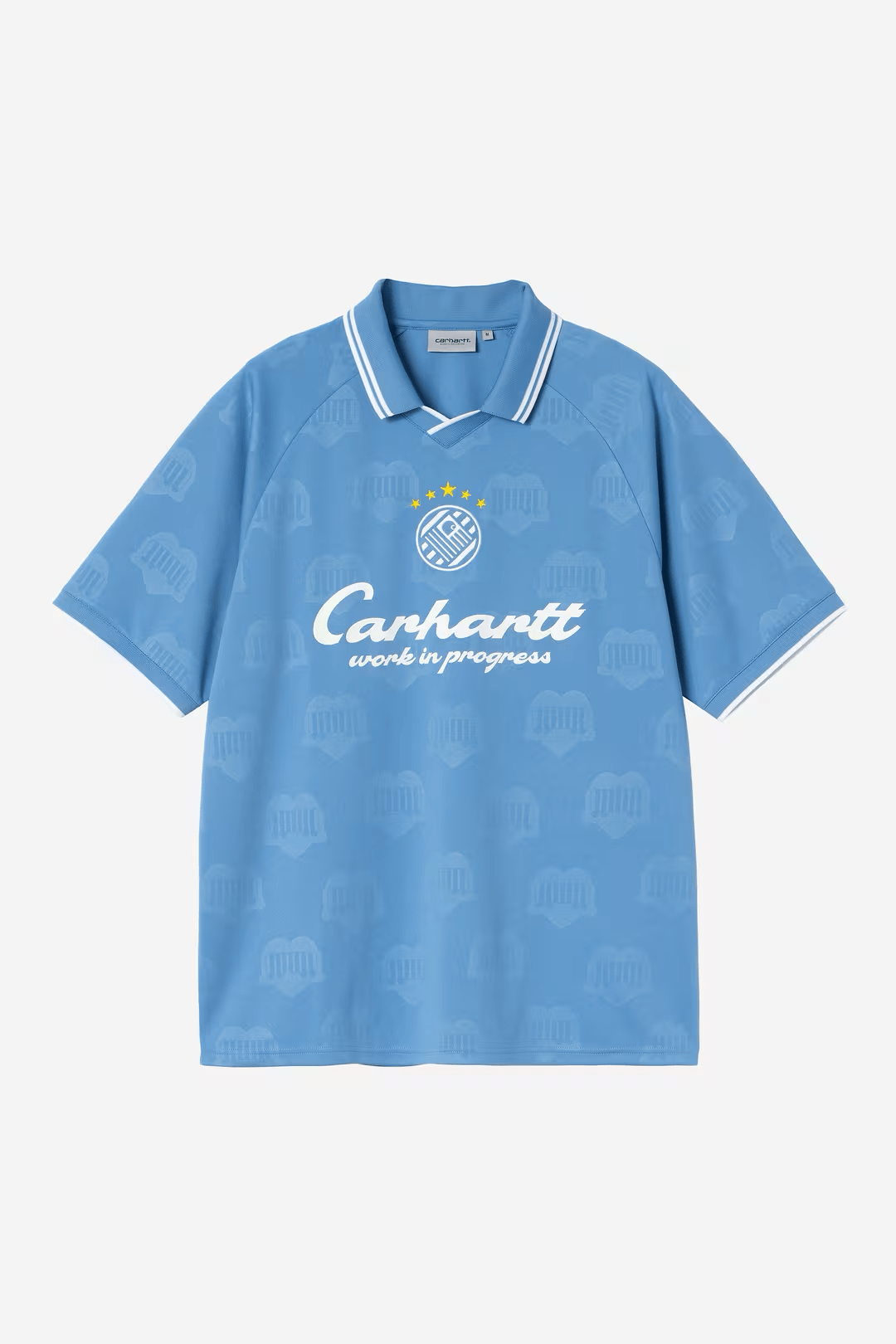 CARHARTT WIP S/S Terrace Football Heart Train Jacquard Curacao XL