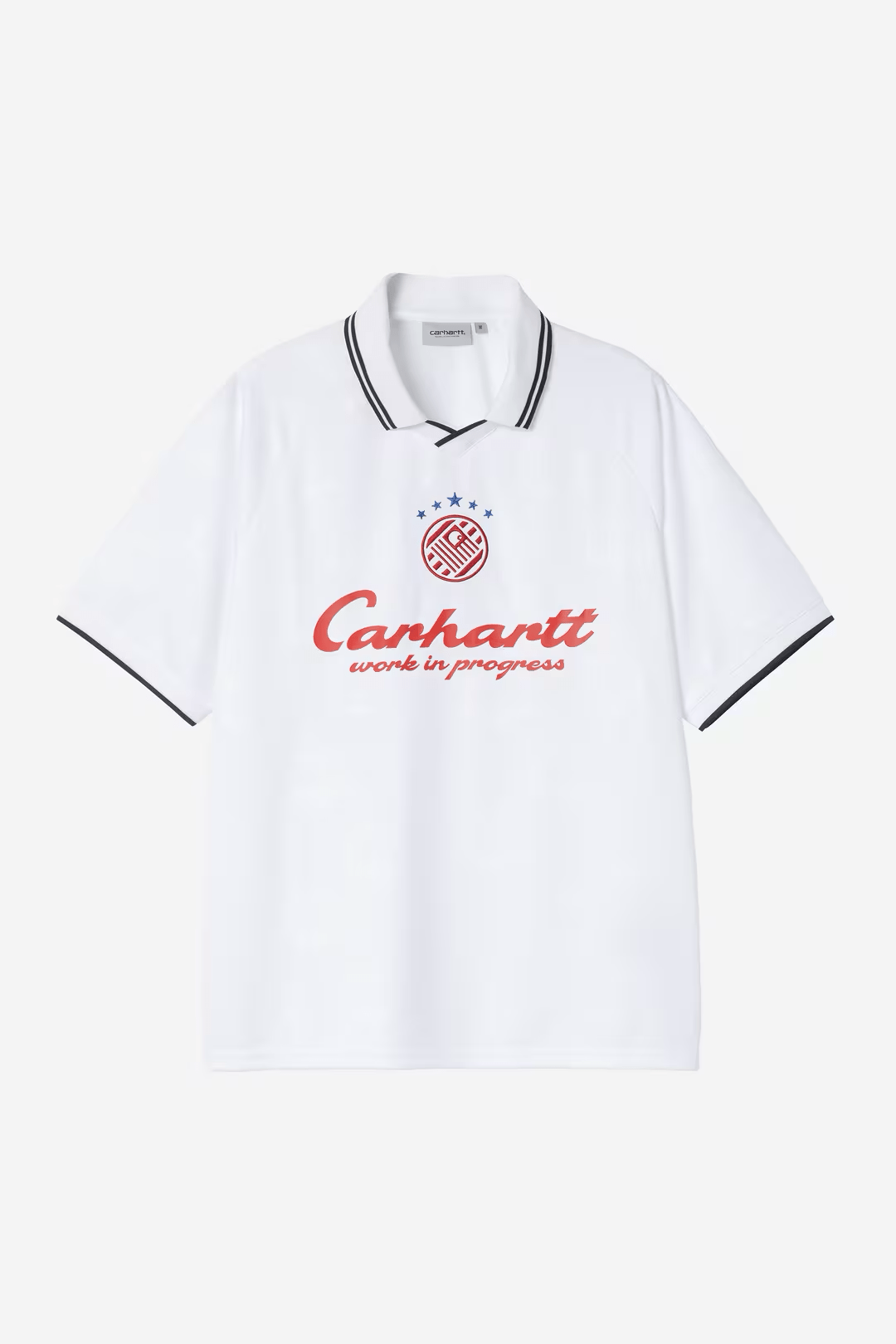 CARHARTT WIP S/S Terrace Football Heart Train Jacquard White