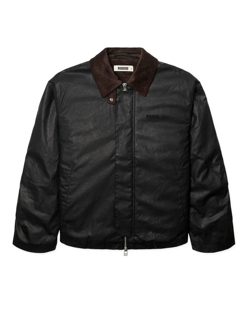 WOODBIRD WBPing Waxed Short Jacket Black