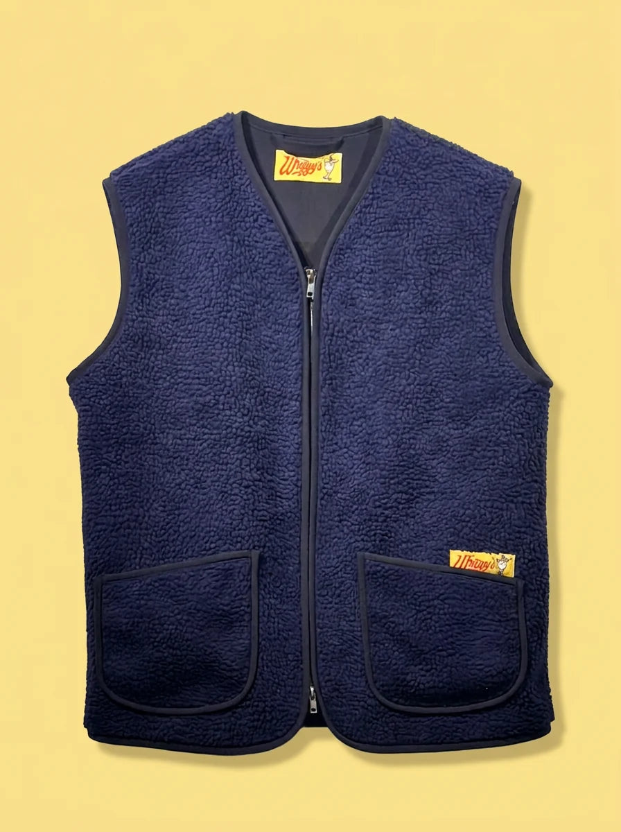 WIGGY'S OG Sleeveless Vest – Navy