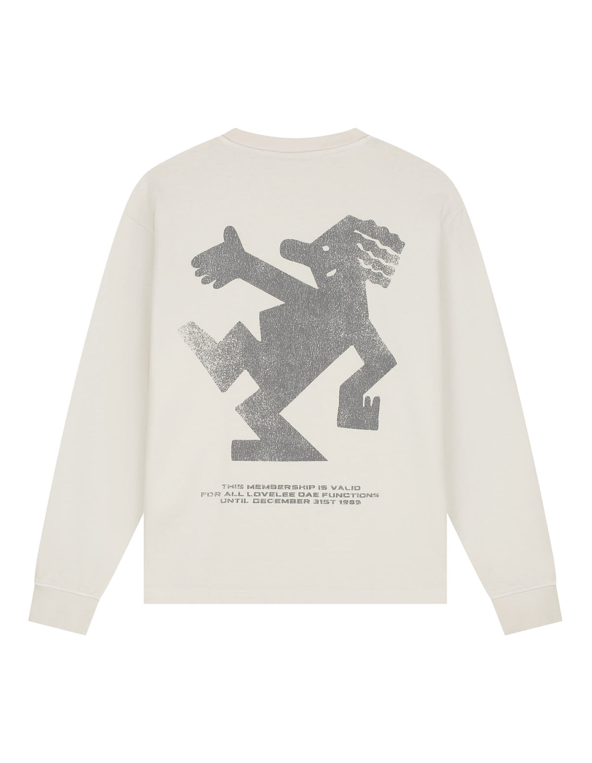 LOVELEE DAE Jack Logo Vintage White L/S