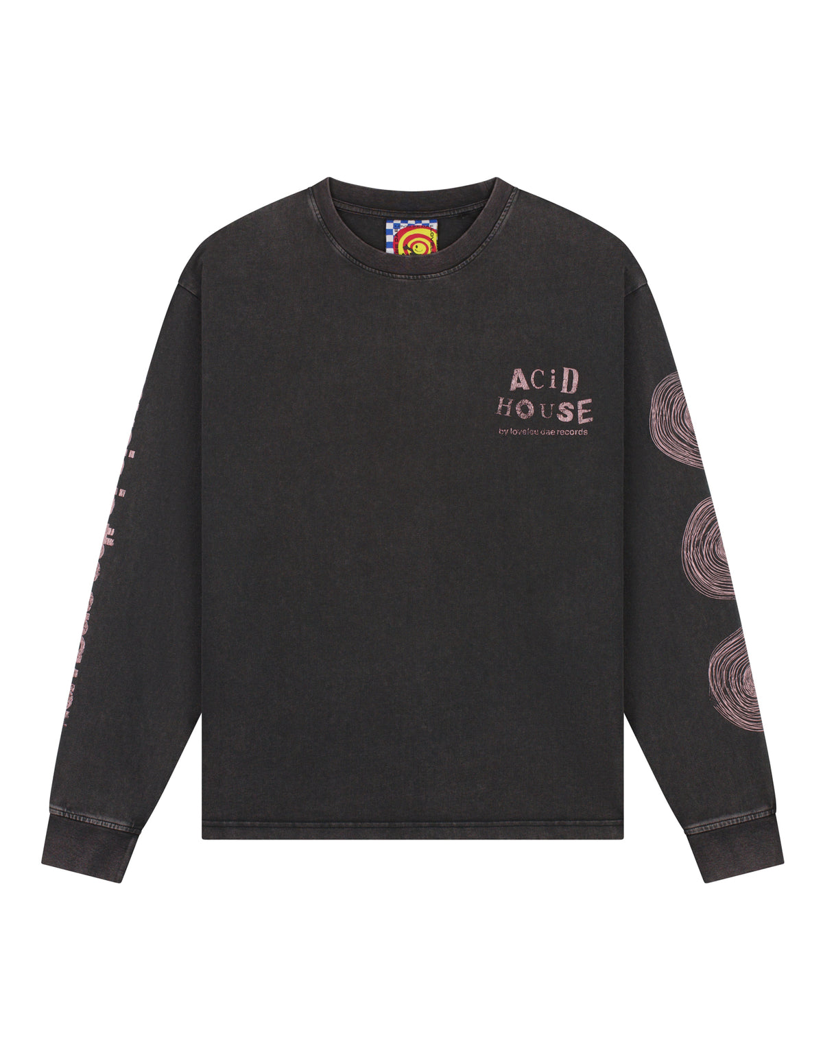 LOVELEE DAE Acid House Washed Black L/S