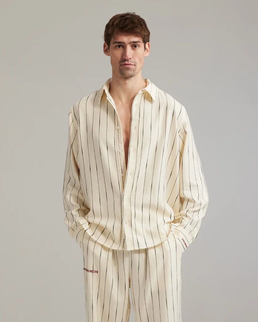 ANGE PROJECTS Linen Shirt Ecru