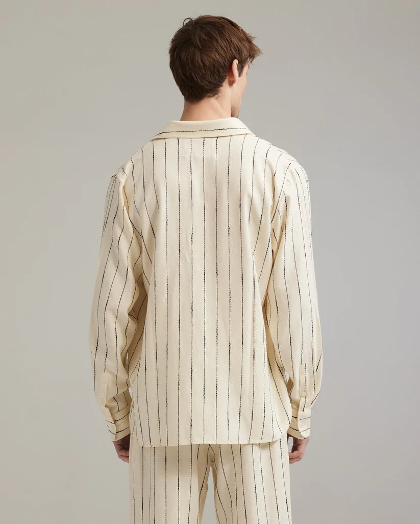 ANGE PROJECTS Linen Shirt Ecru