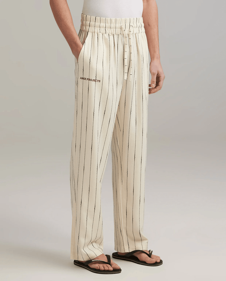 ANGE PROJECTS Linen Trousers Ecru