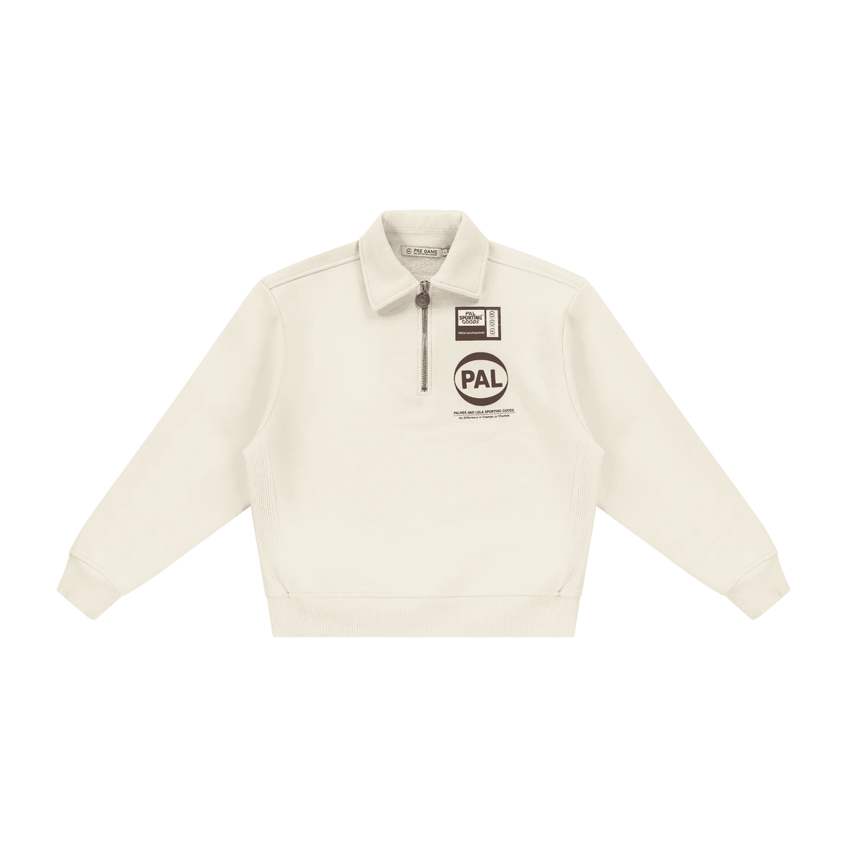 PAL SPORTING GOODS Company Half Zip Marshmallow Sage S