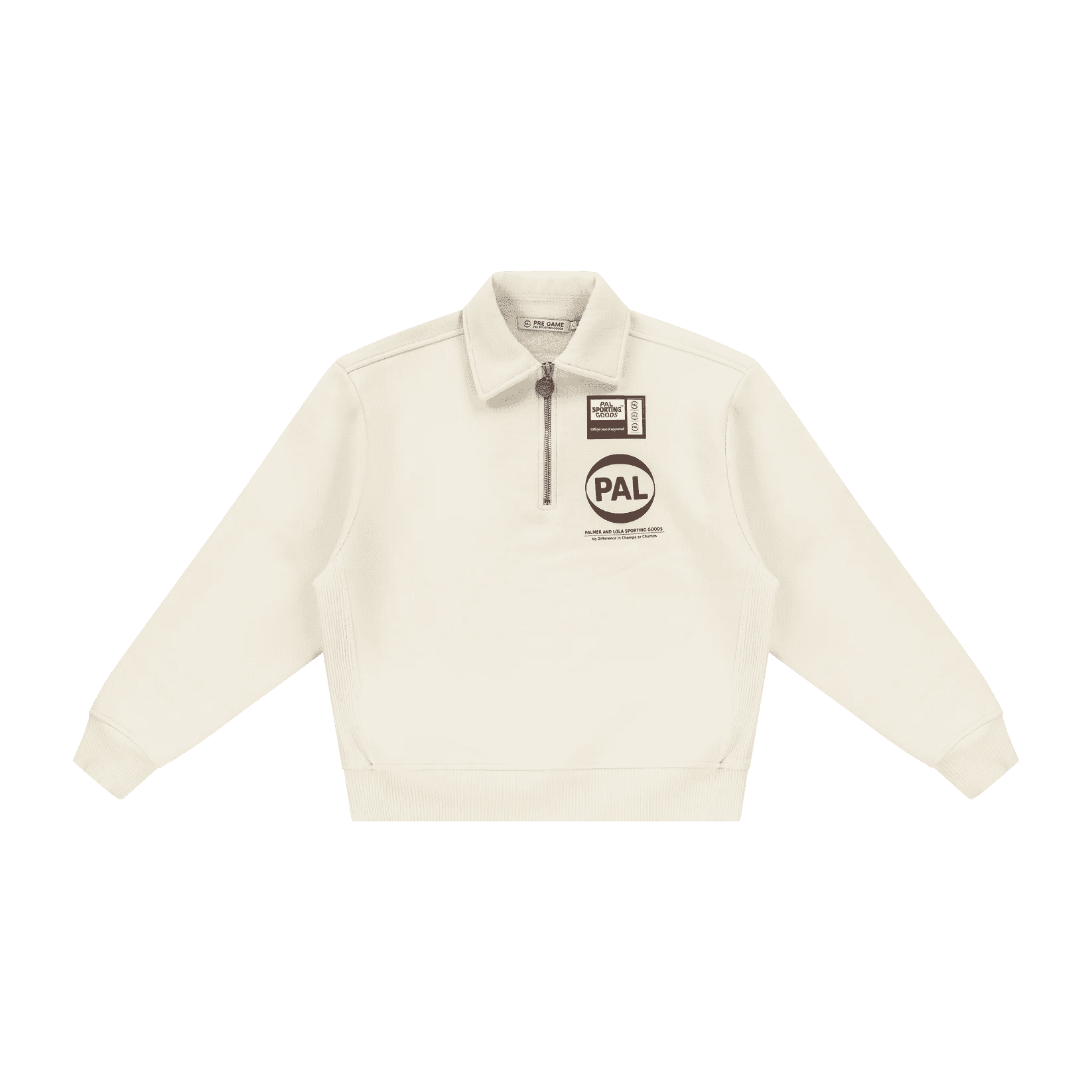 PAL SPORTING GOODS Company Half Zip Marshmallow Sage S