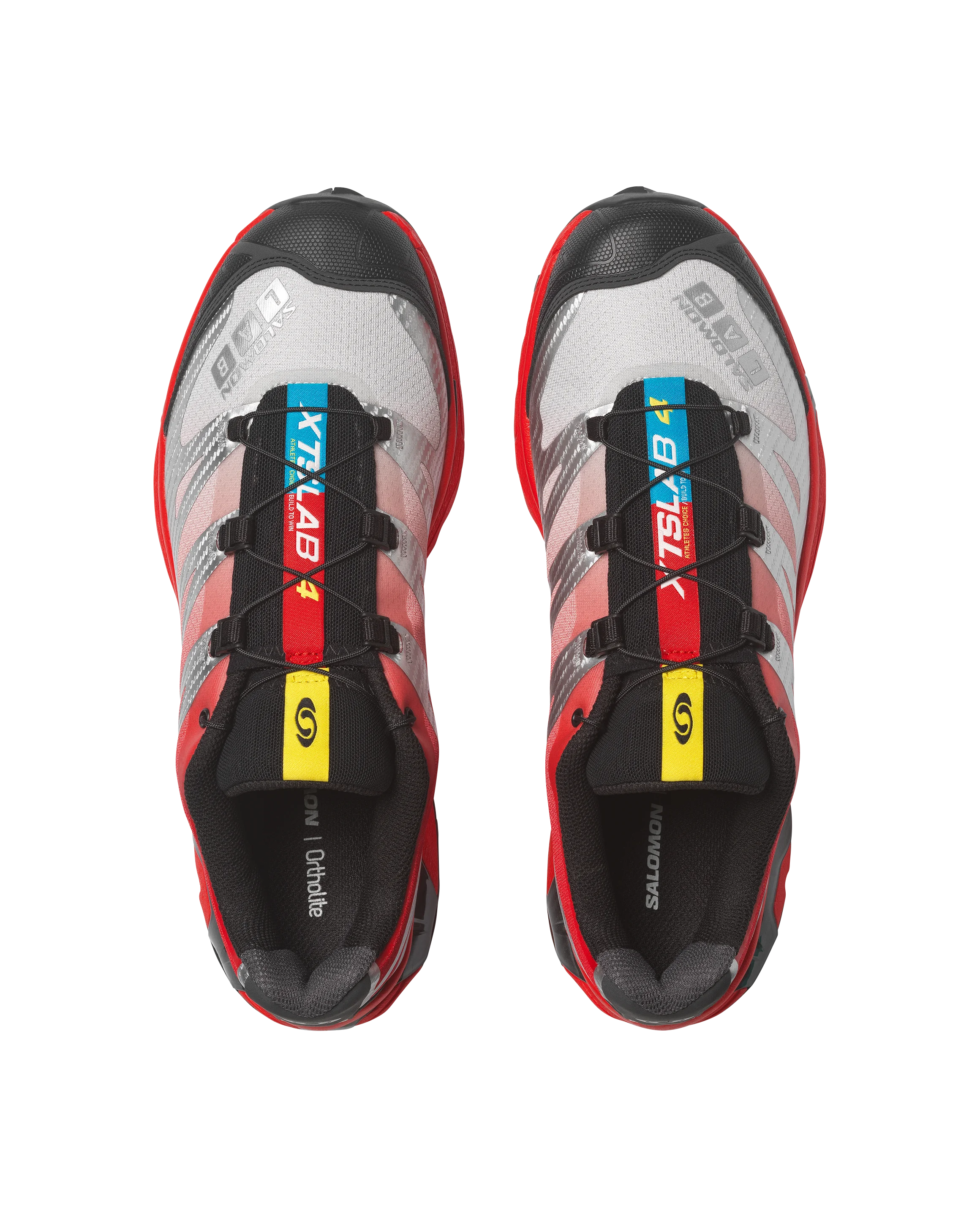 SALOMON XT-4 OG Silver Black Fiery Red