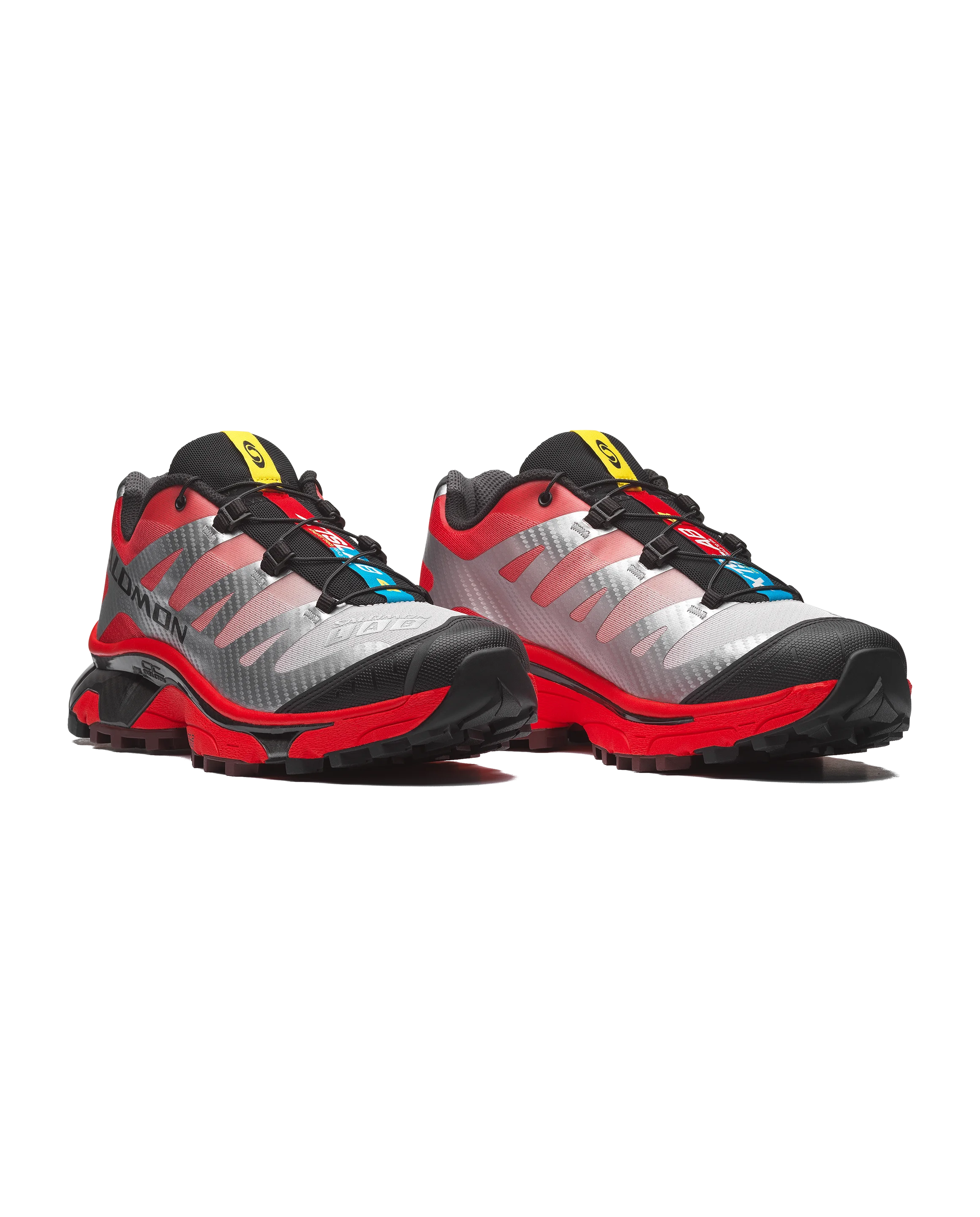 SALOMON XT-4 OG Silver Black Fiery Red