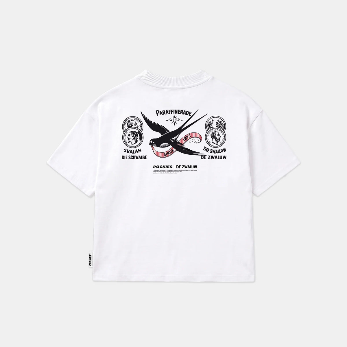 POCKIES Swallow Pockies Tee White