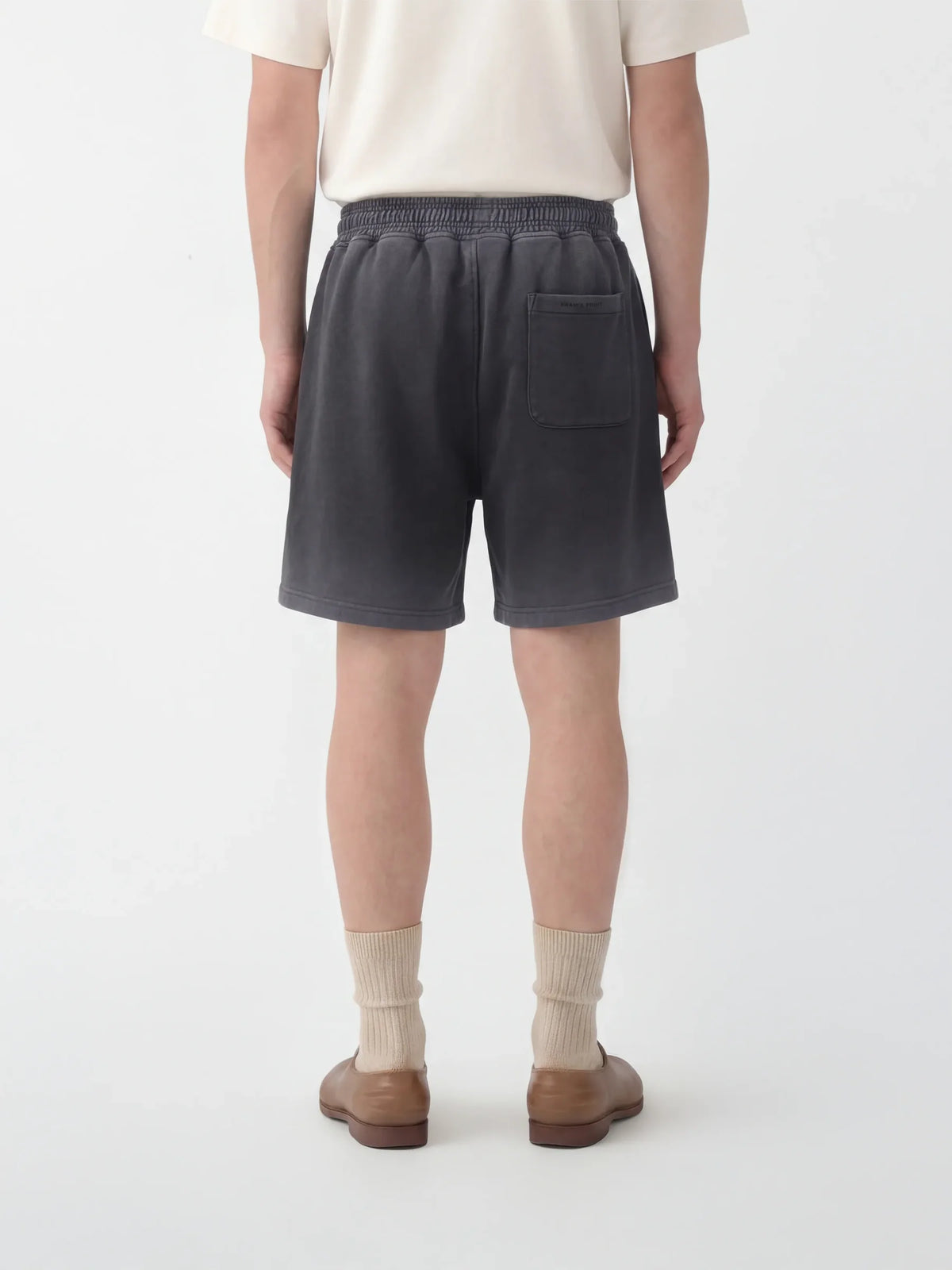 BRAM'S FRUIT Script Logo Shorts Shadow Black