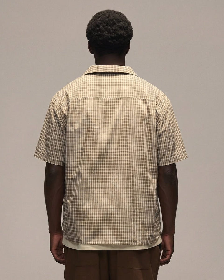 SIXTH BLOOM HOUSE Brown Check Short Sleeve Shirt