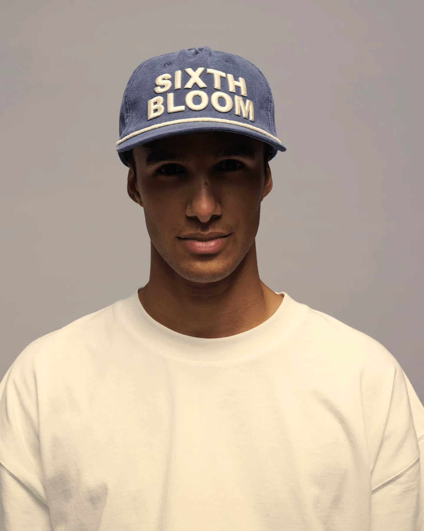 SIXTH BLOOM HOUSE Canvas Cap Navy  OS