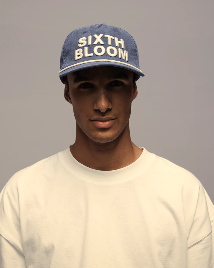 SIXTH BLOOM HOUSE Canvas Cap Navy  OS