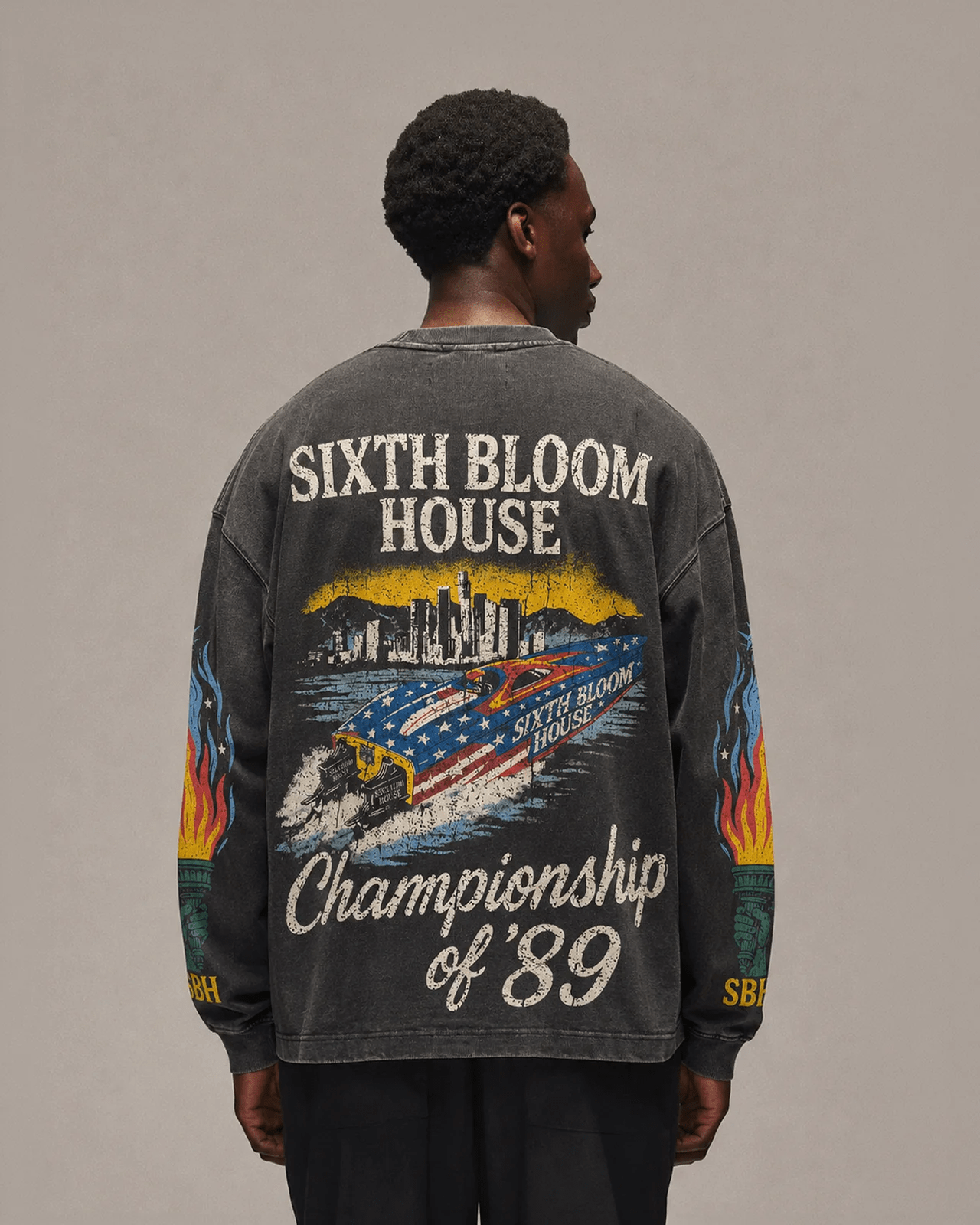 SIXTH BLOOM HOUSE Championship Longsleeve Black