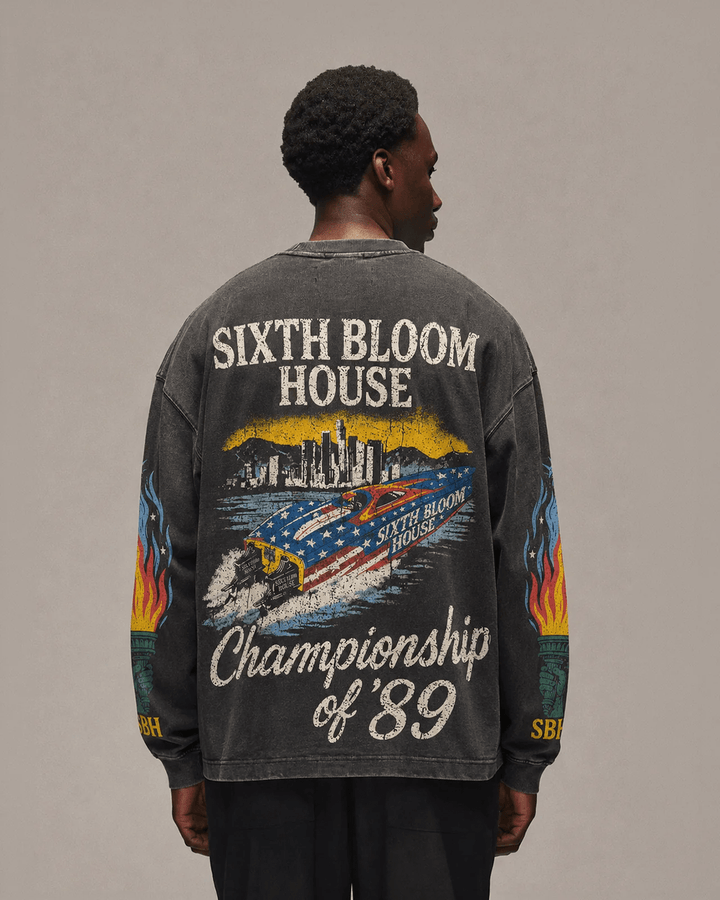 SIXTH BLOOM HOUSE Championship Longsleeve Black
