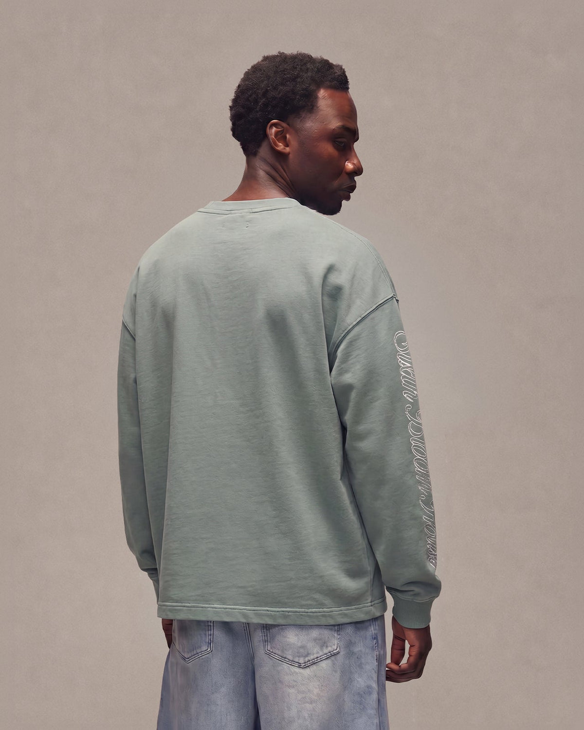 SIXTH BLOOM HOUSE Outline Longsleeve Green