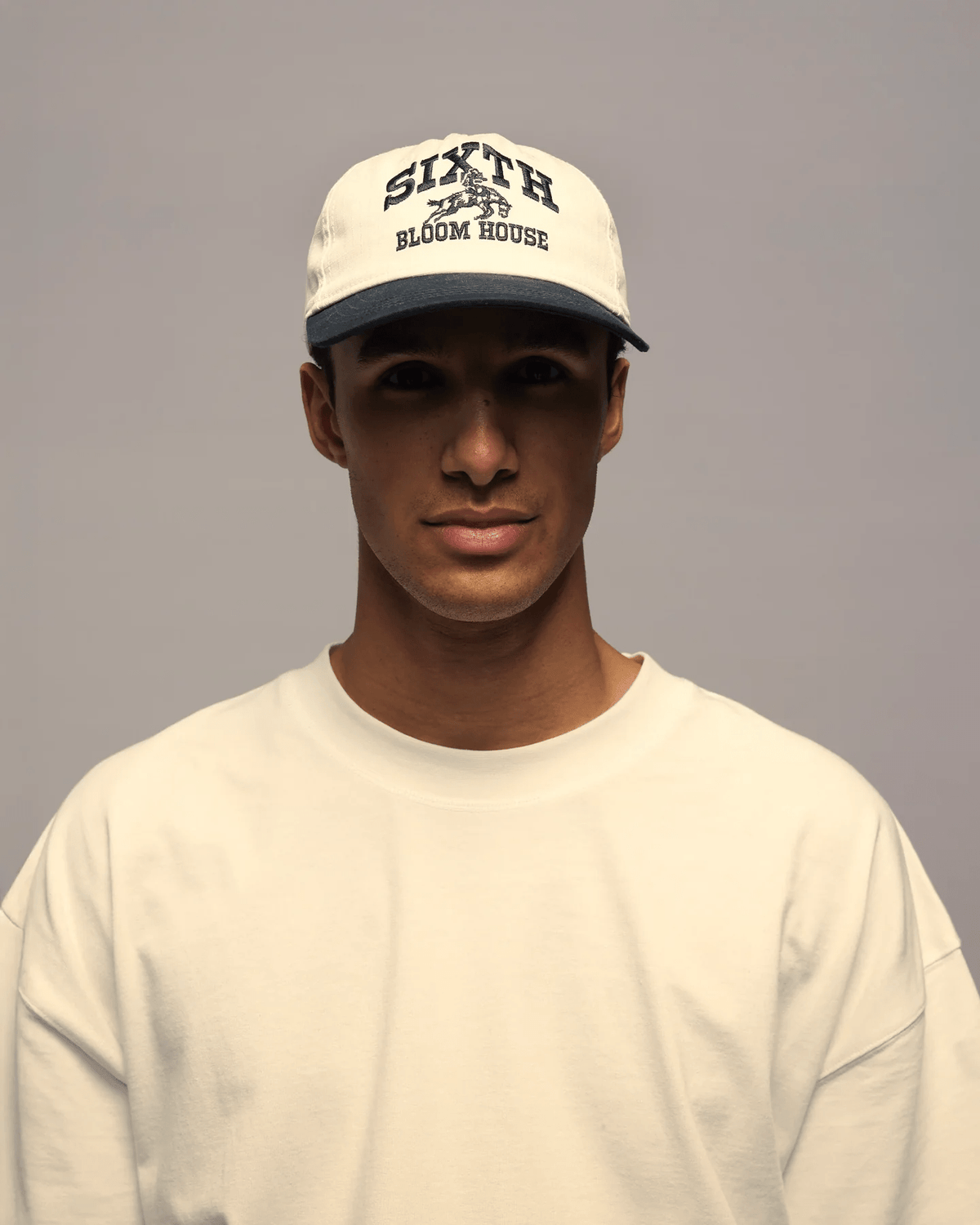 SIXTH BLOOM HOUSE Two Tone Ribstop Cap Navy -