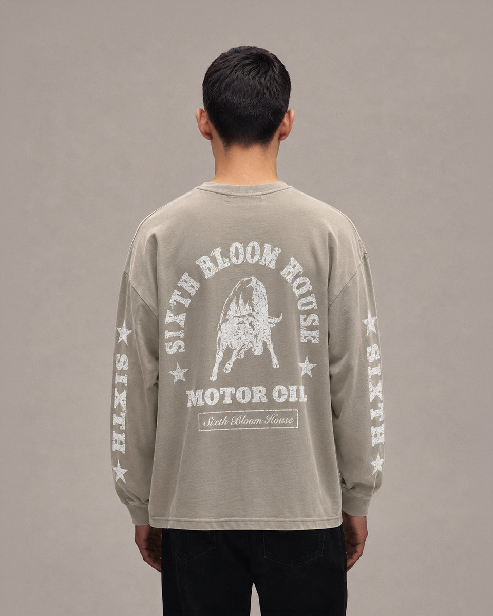 SIXTH BLOOM HOUSE Racing Bull Longsleeve Green