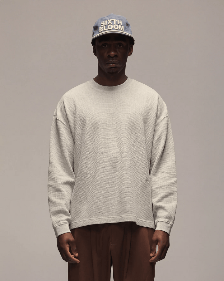 SIXTH BLOOM HOUSE Longsleeve Waffle Melange