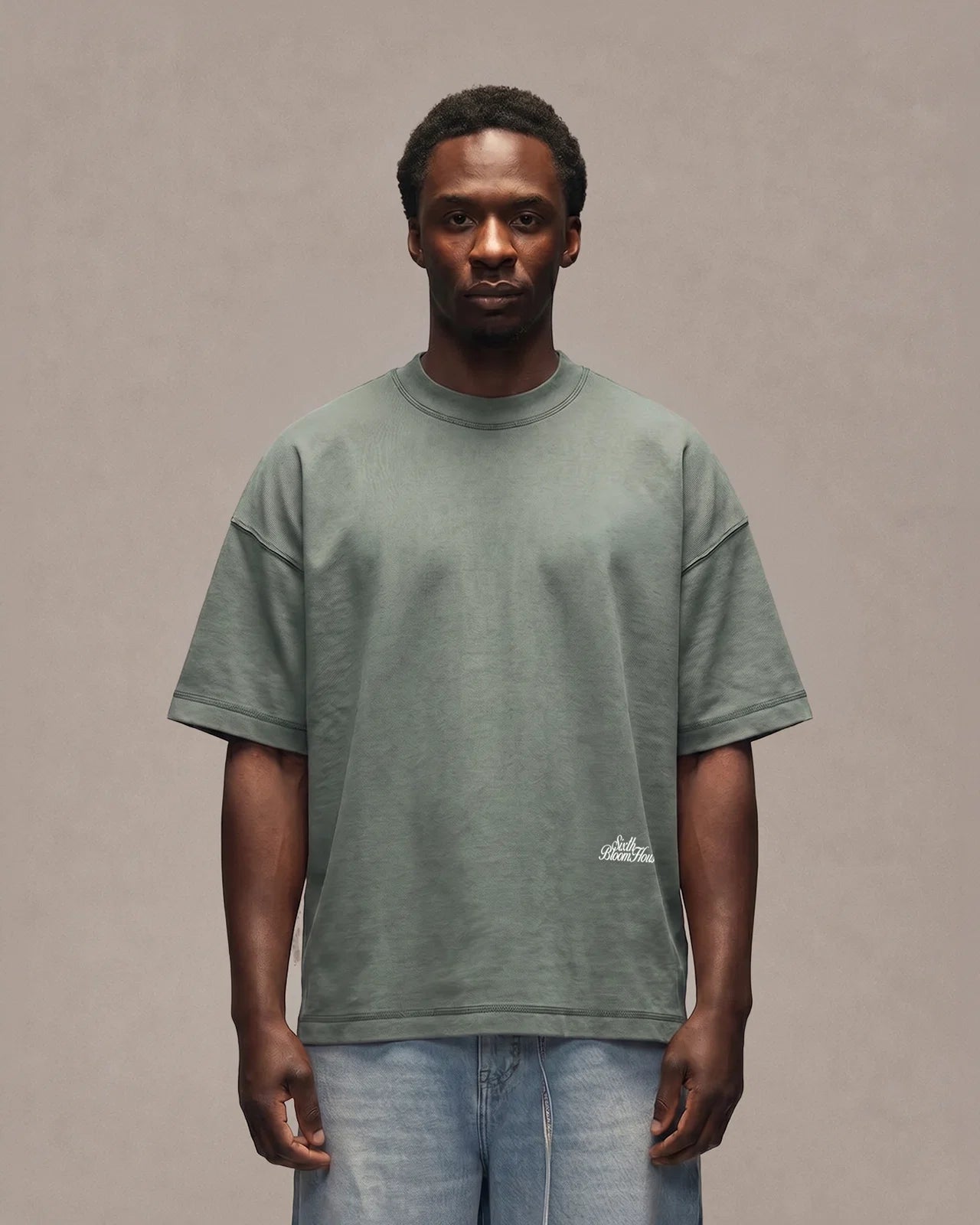 SIXTH BLOOM HOUSE Marlin Catch T-Shirt Green