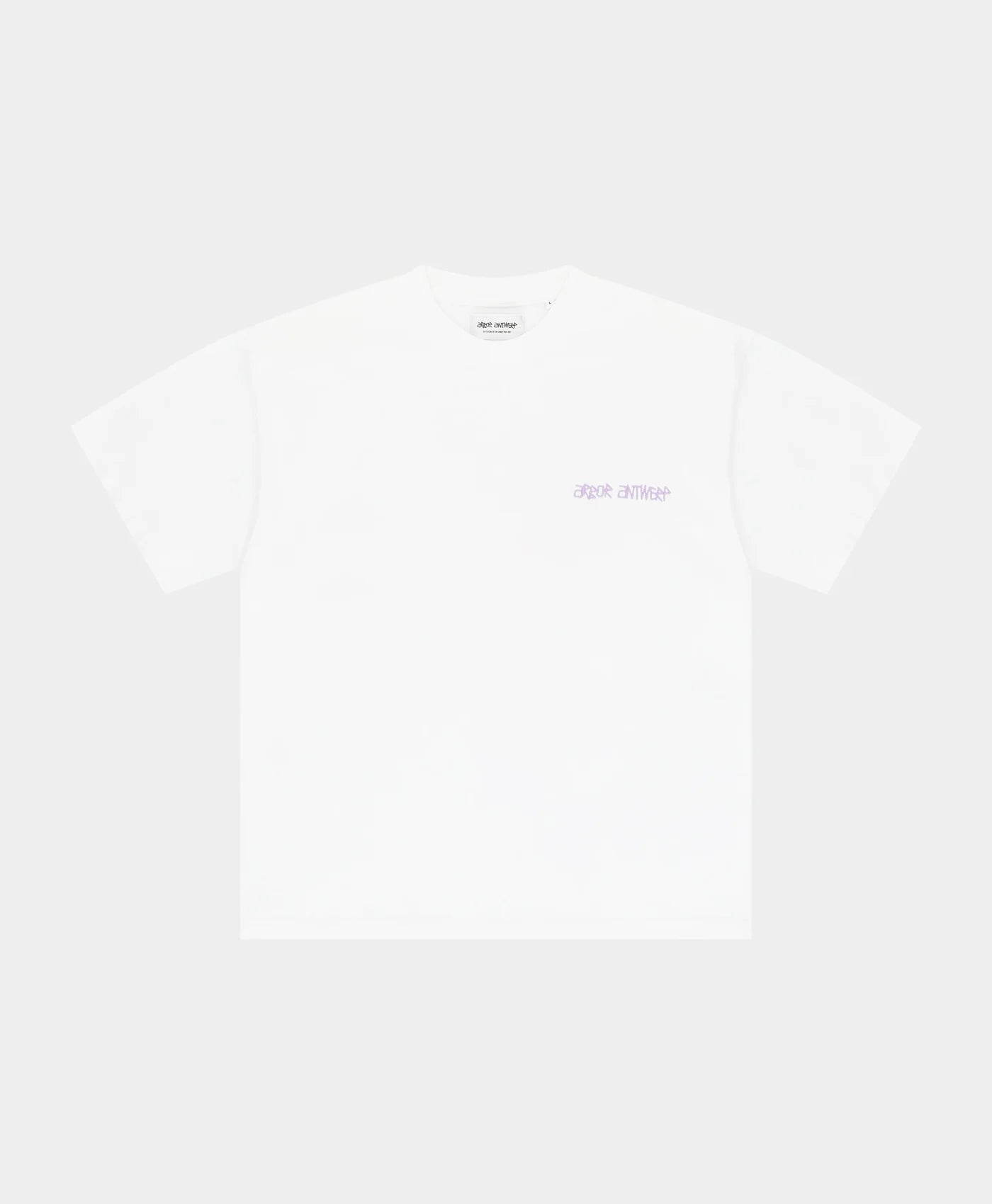 ARBOR ANTWERP Two-Tone Flower T-shirt Purple