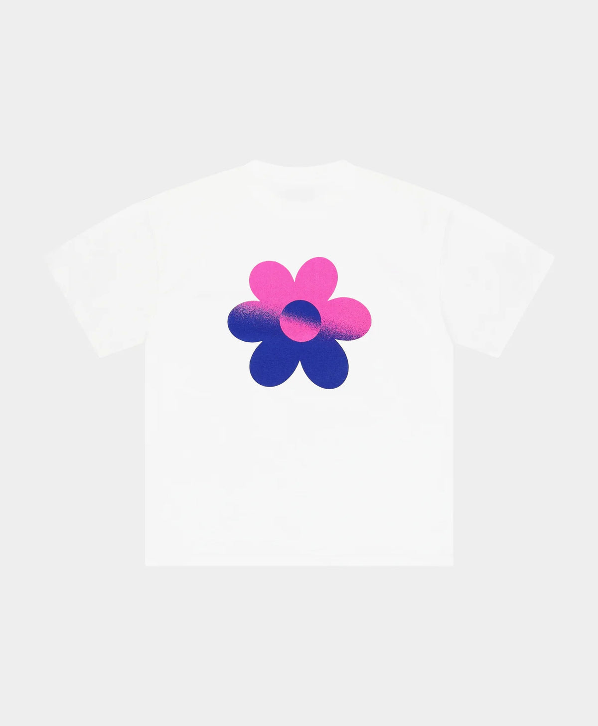 ARBOR ANTWERP Two-Tone Flower T-shirt Purple