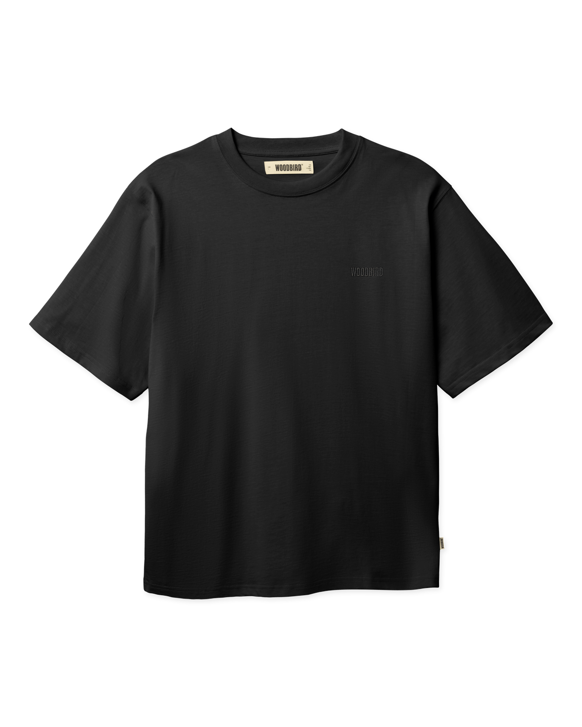 WOODBIRD Baine Base Tee Black
