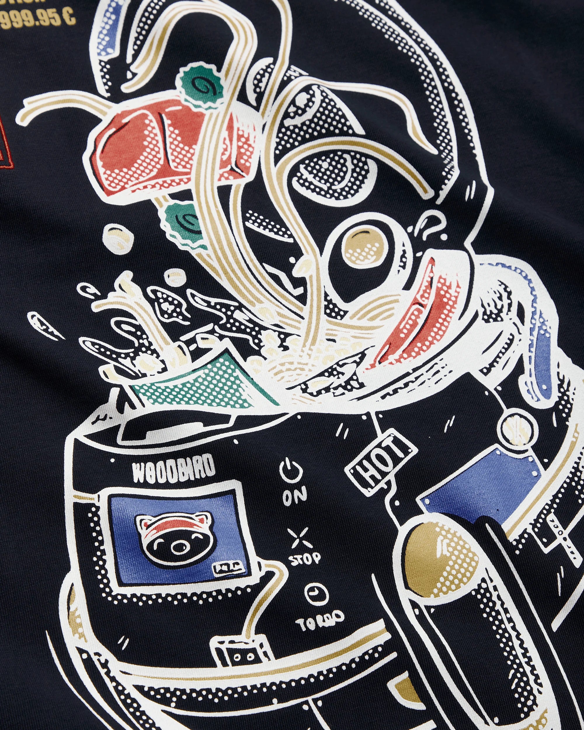 WOODBIRD Baine Cook Tee Dark Navy