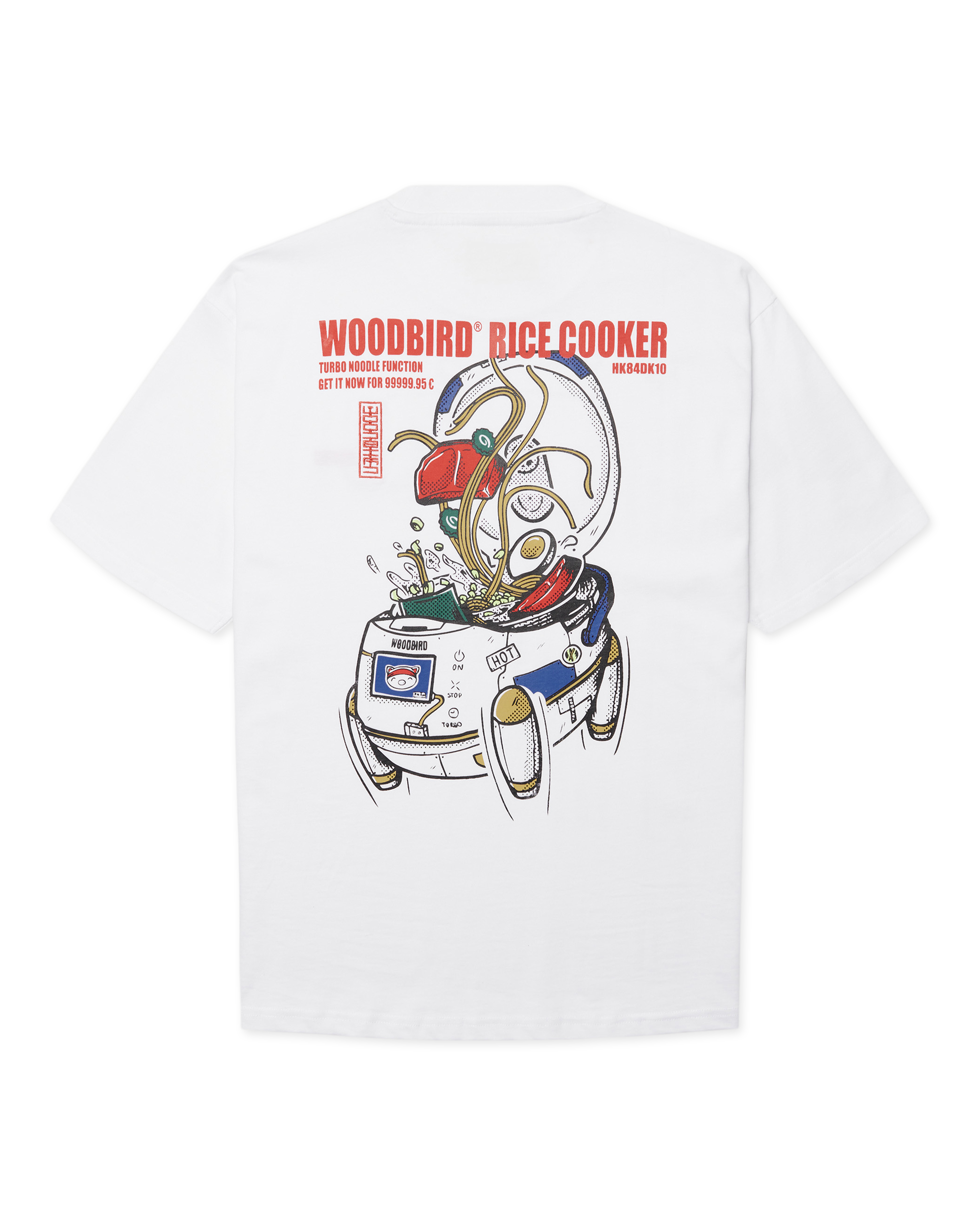 WOODBIRD Baine Cook Tee White
