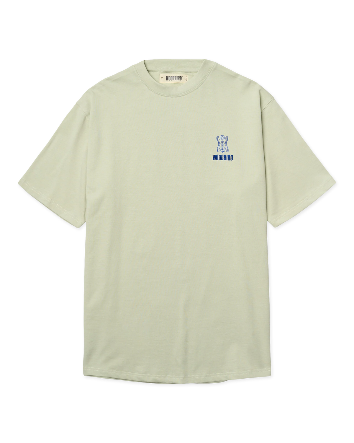 WOODBIRD Baine Tiger Tee Dusty Green
