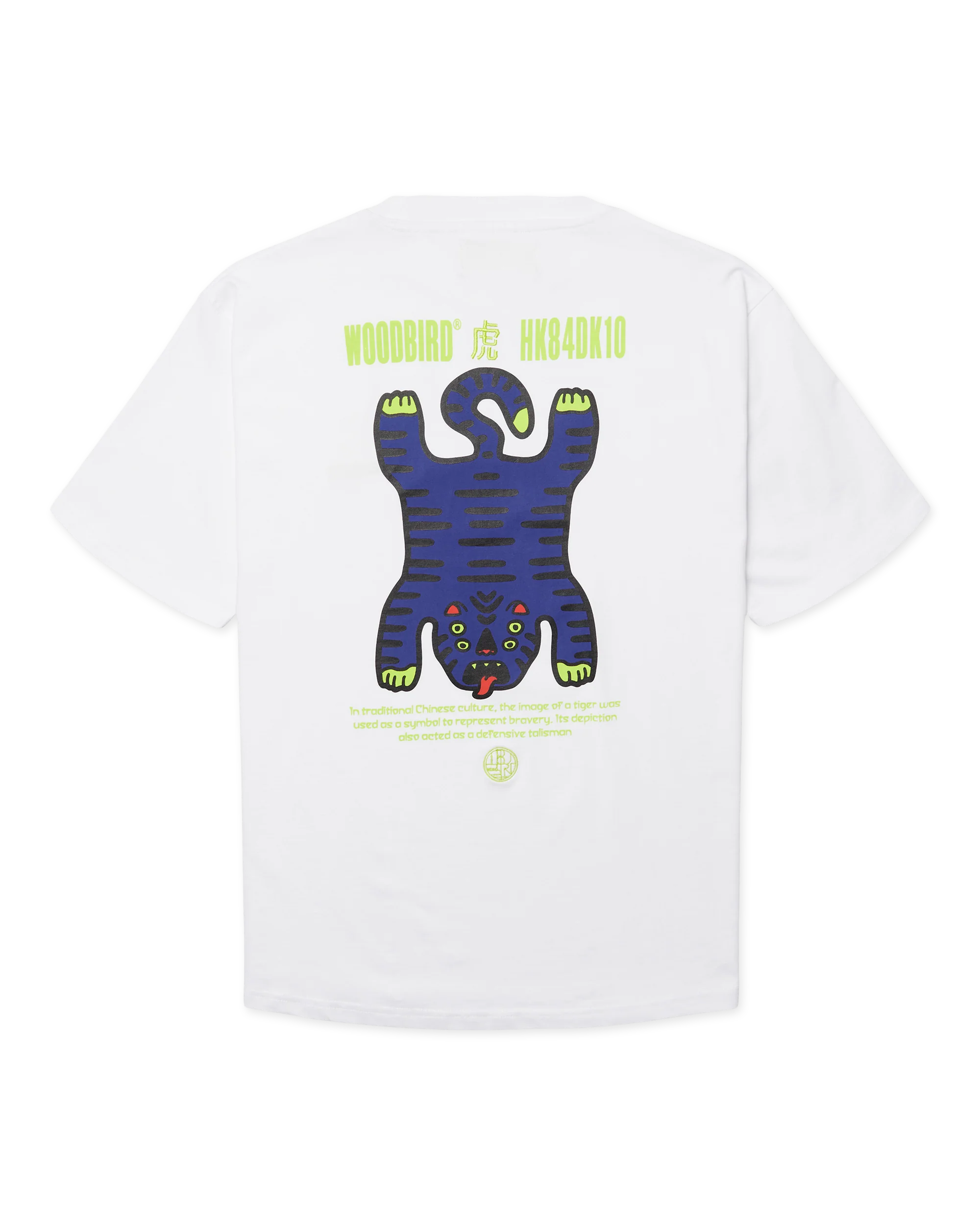 WOODBIRD Baine Tiger Tee White