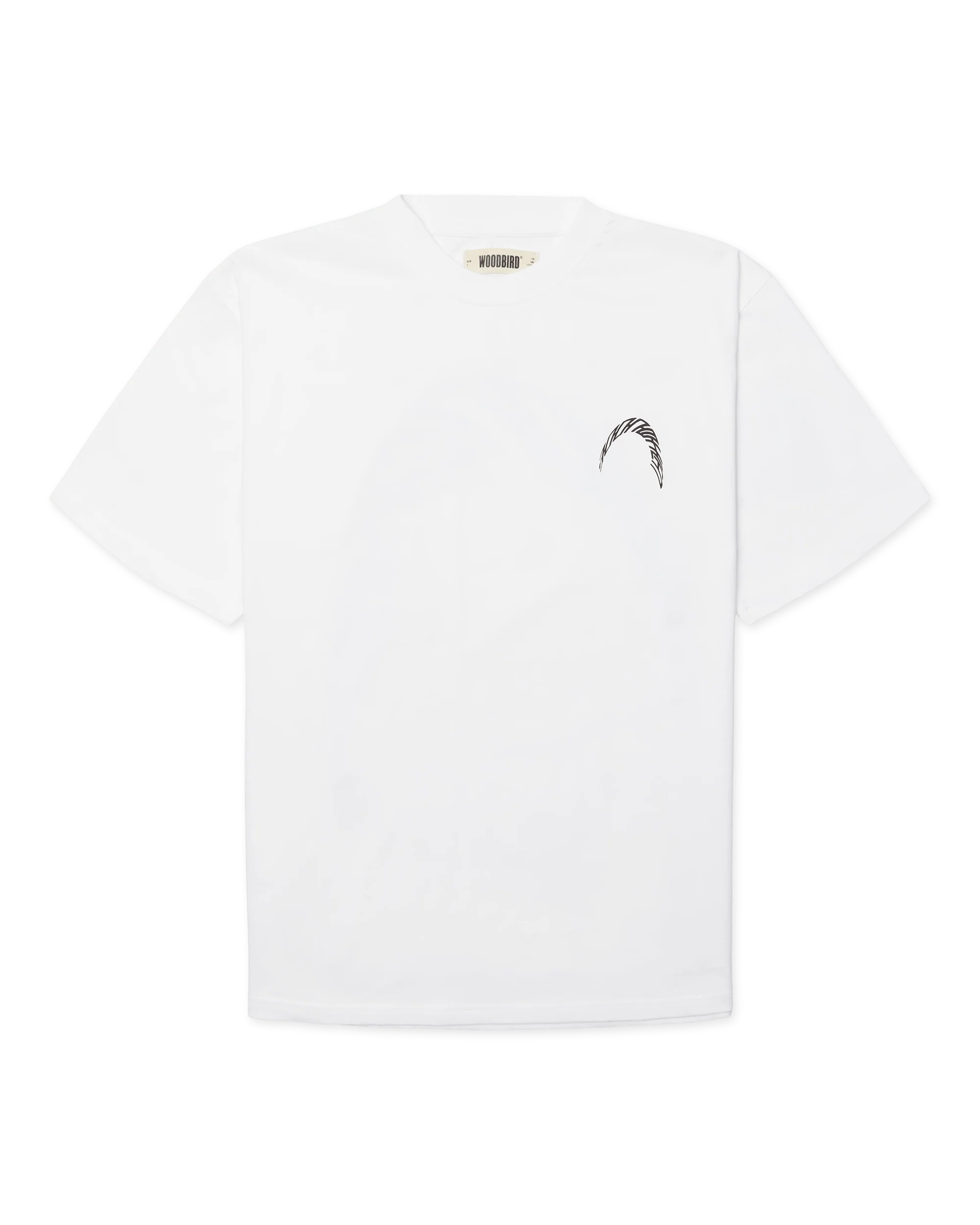 WOODBIRD Baine Warp Tee White