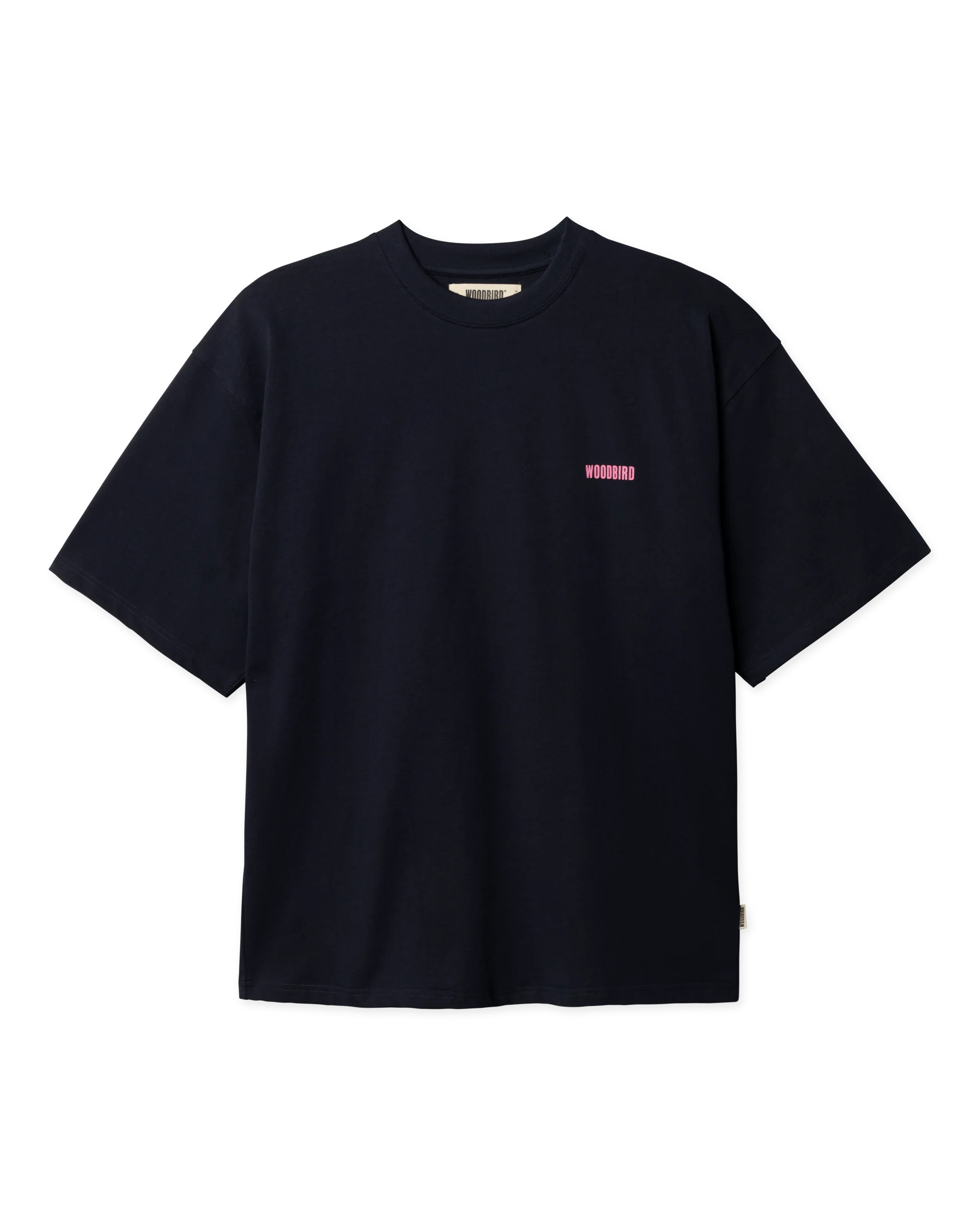 WOODBIRD Beam Book Tee Dark Navy