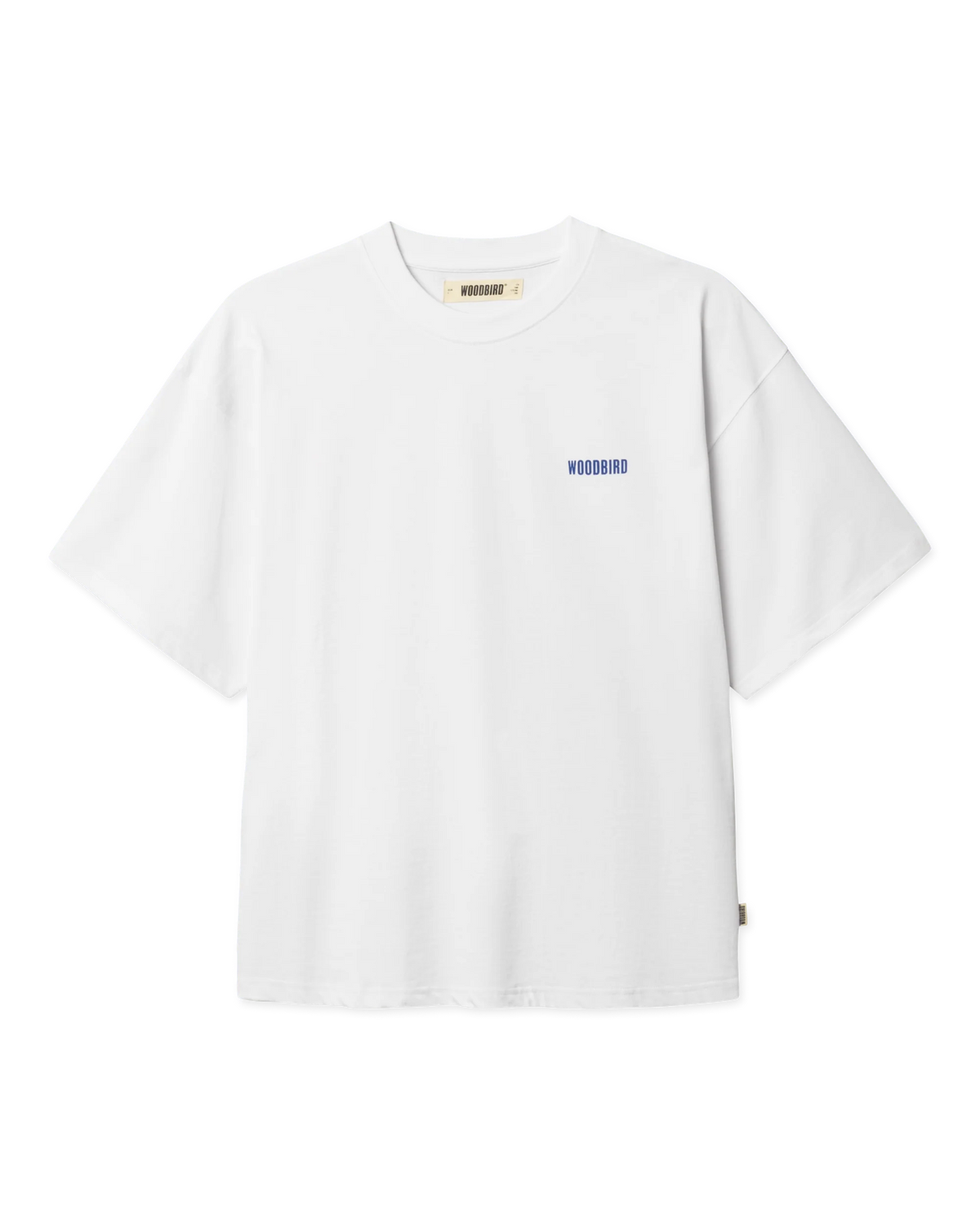 WOODBIRD Beam Book Tee White