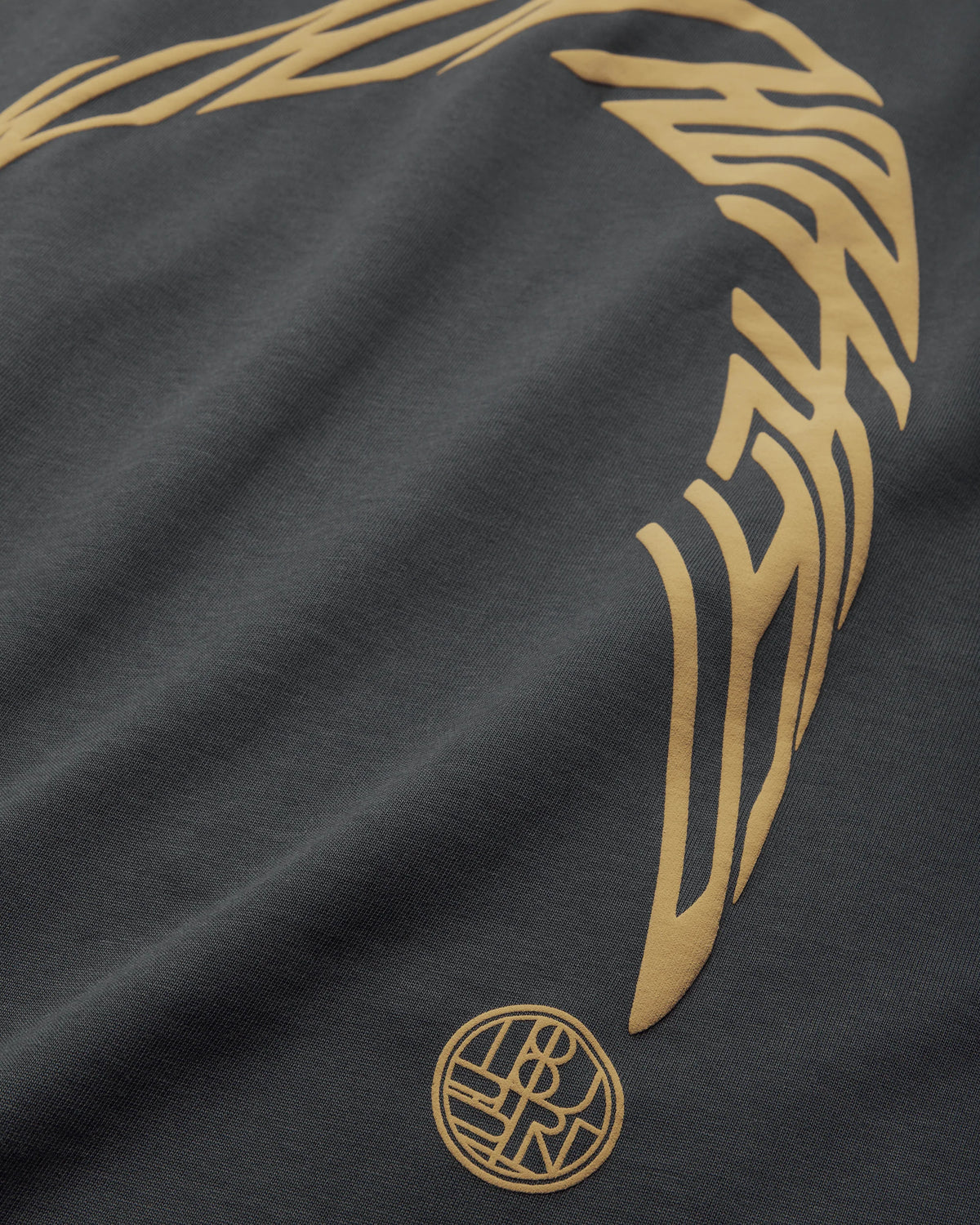 WOODBIRD Beam LS Warp Tee Slate Blue