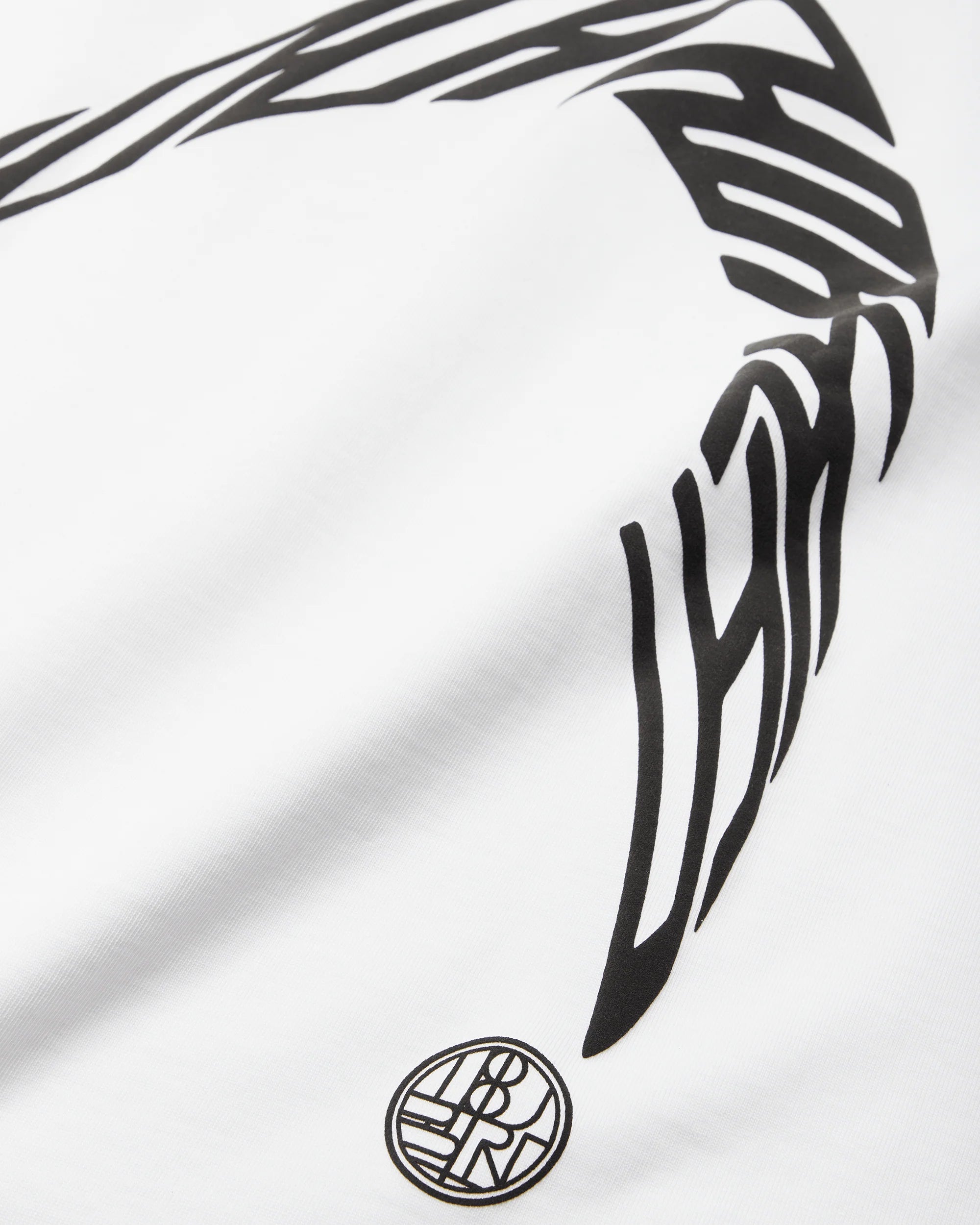 WOODBIRD Beam LS Warp Tee White