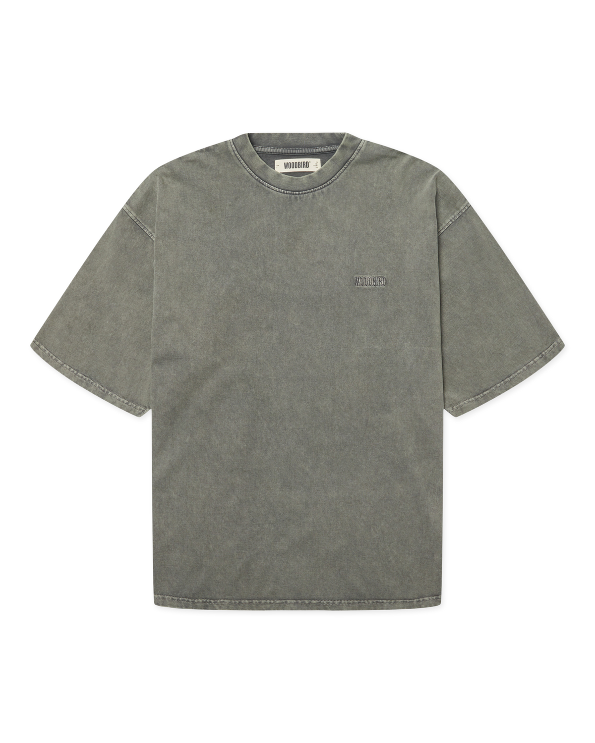 WOODBIRD Beam Tinted Tee Dusty Green