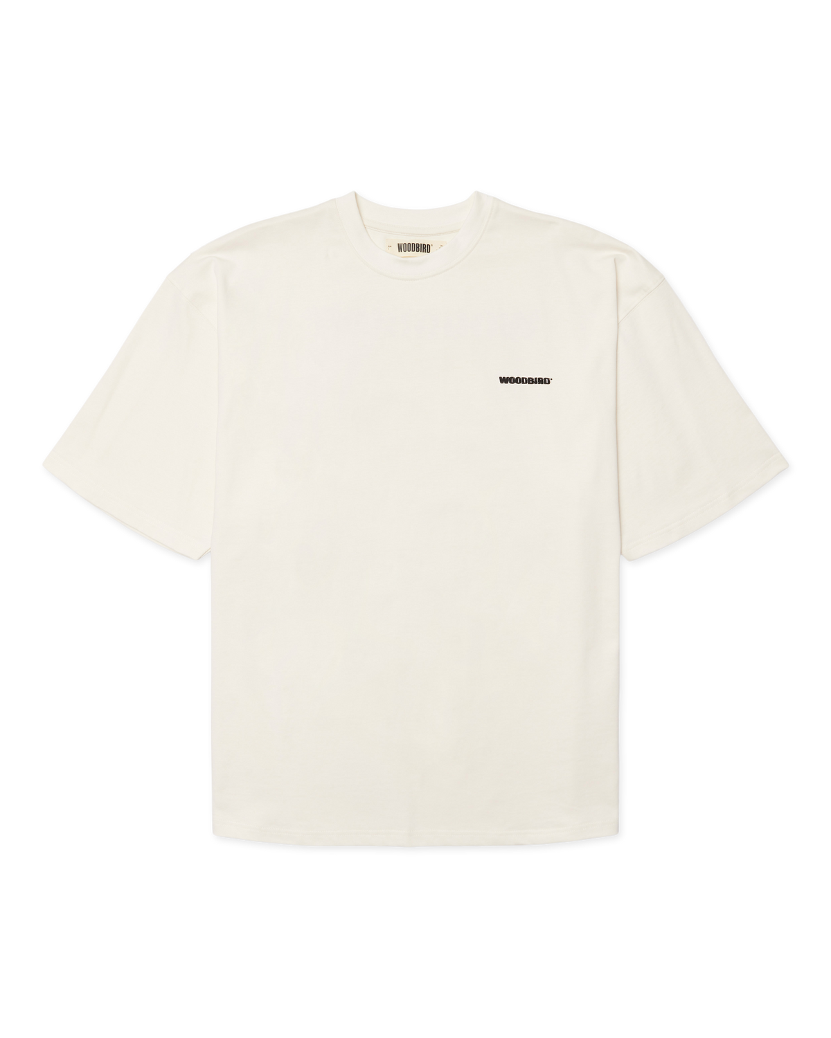 WOODBIRD Beam Tram Tee Off White