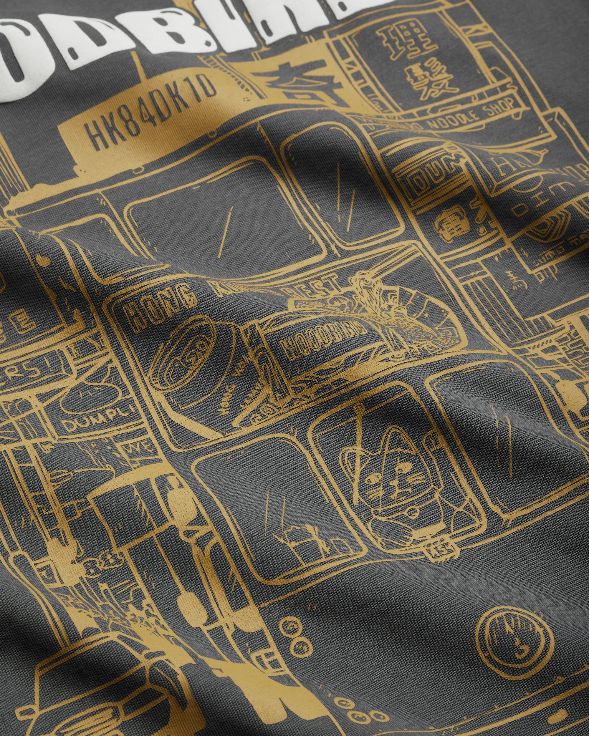 WOODBIRD Beam Tram Tee Slate Blue