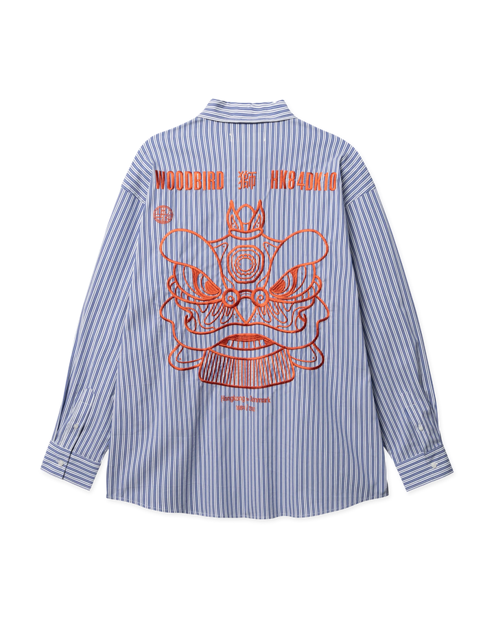 WOODBIRD Brooks Lion Shirt  L