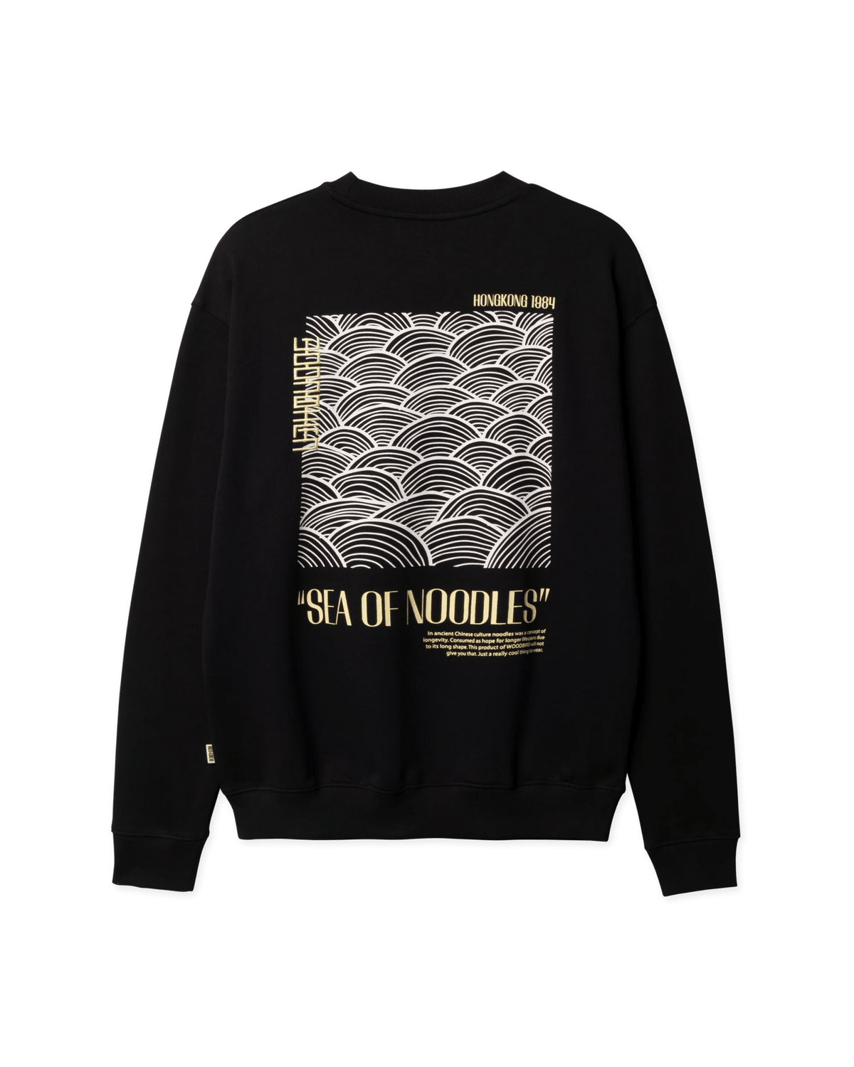 WOODBIRD Cane Sea Crew Black