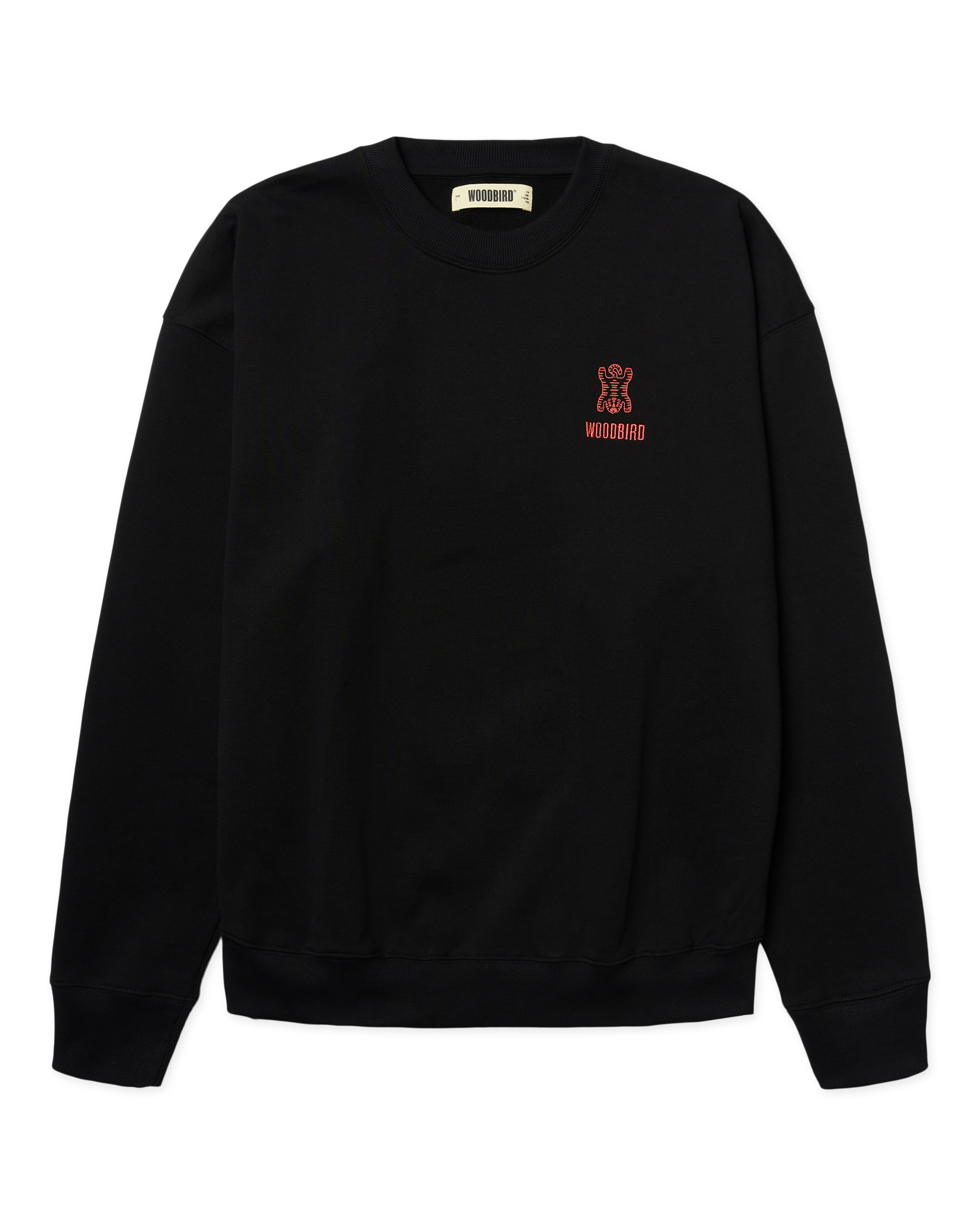 WOODBIRD Duke Tiger Crew Black